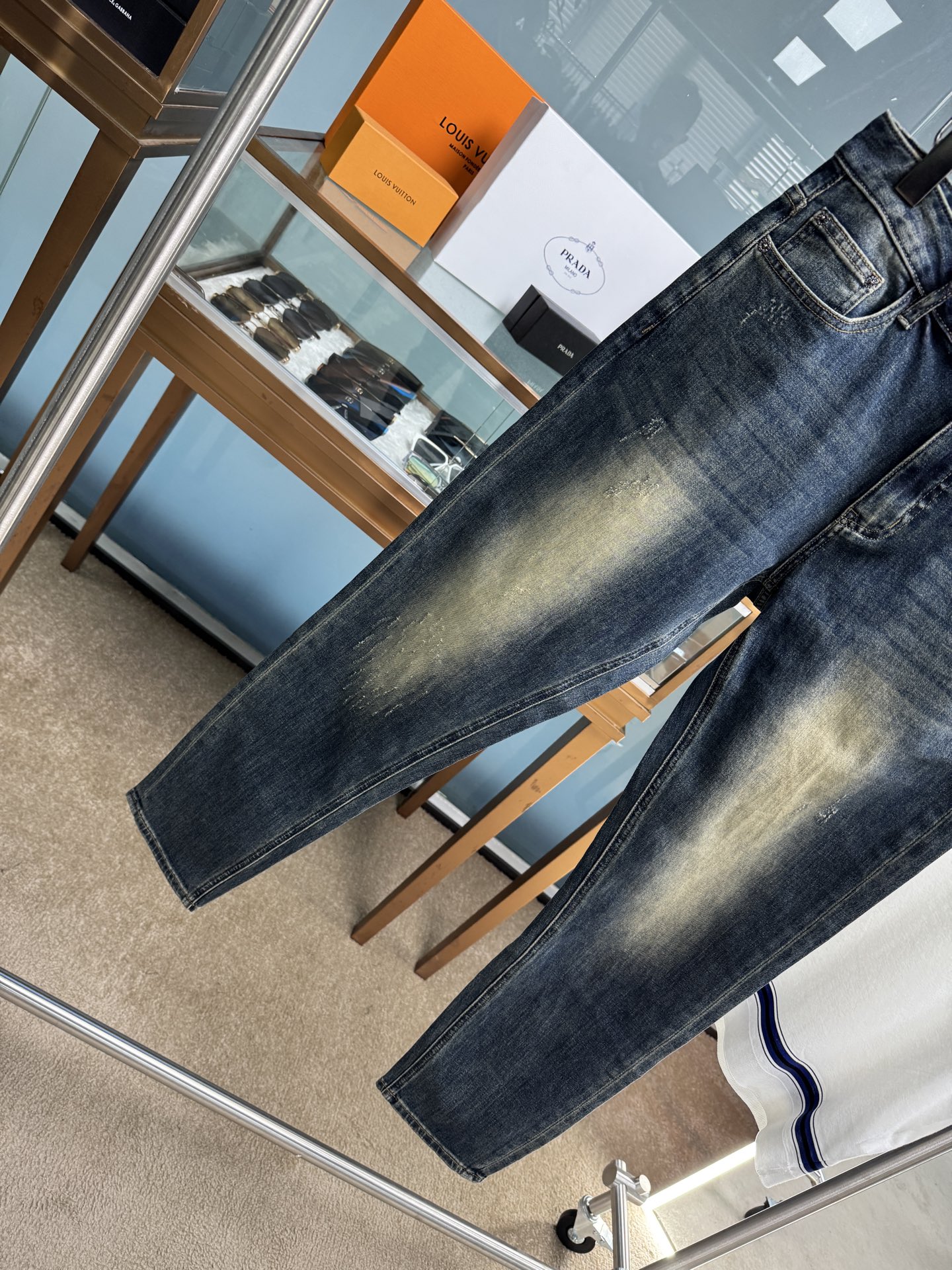 High-Quality Men’s Leisure Jeans, Full Cotton, Various Sizes, Ideal for Leisure Activities - 图片 4