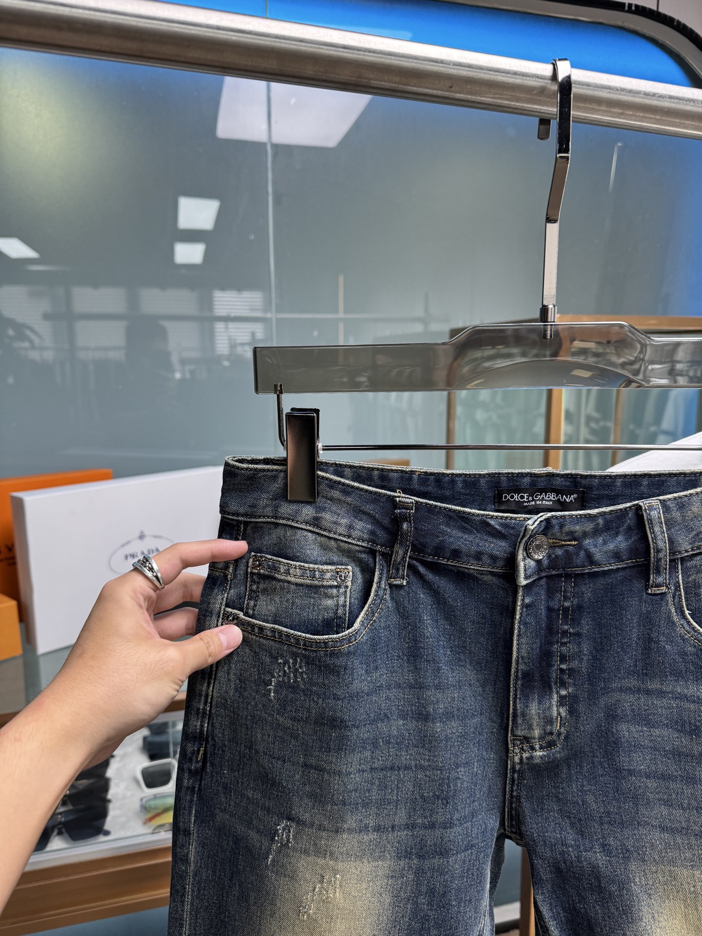 High-Quality Men’s Leisure Jeans, Full Cotton, Various Sizes, Ideal for Leisure Activities - 图片 5