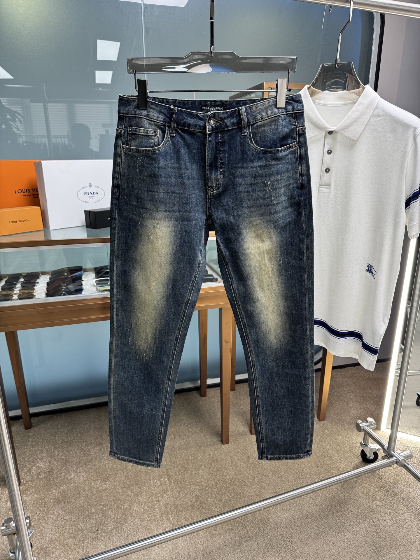 High-Quality Men’s Leisure Jeans, Full Cotton, Various Sizes, Ideal for Leisure Activities - 图片 2