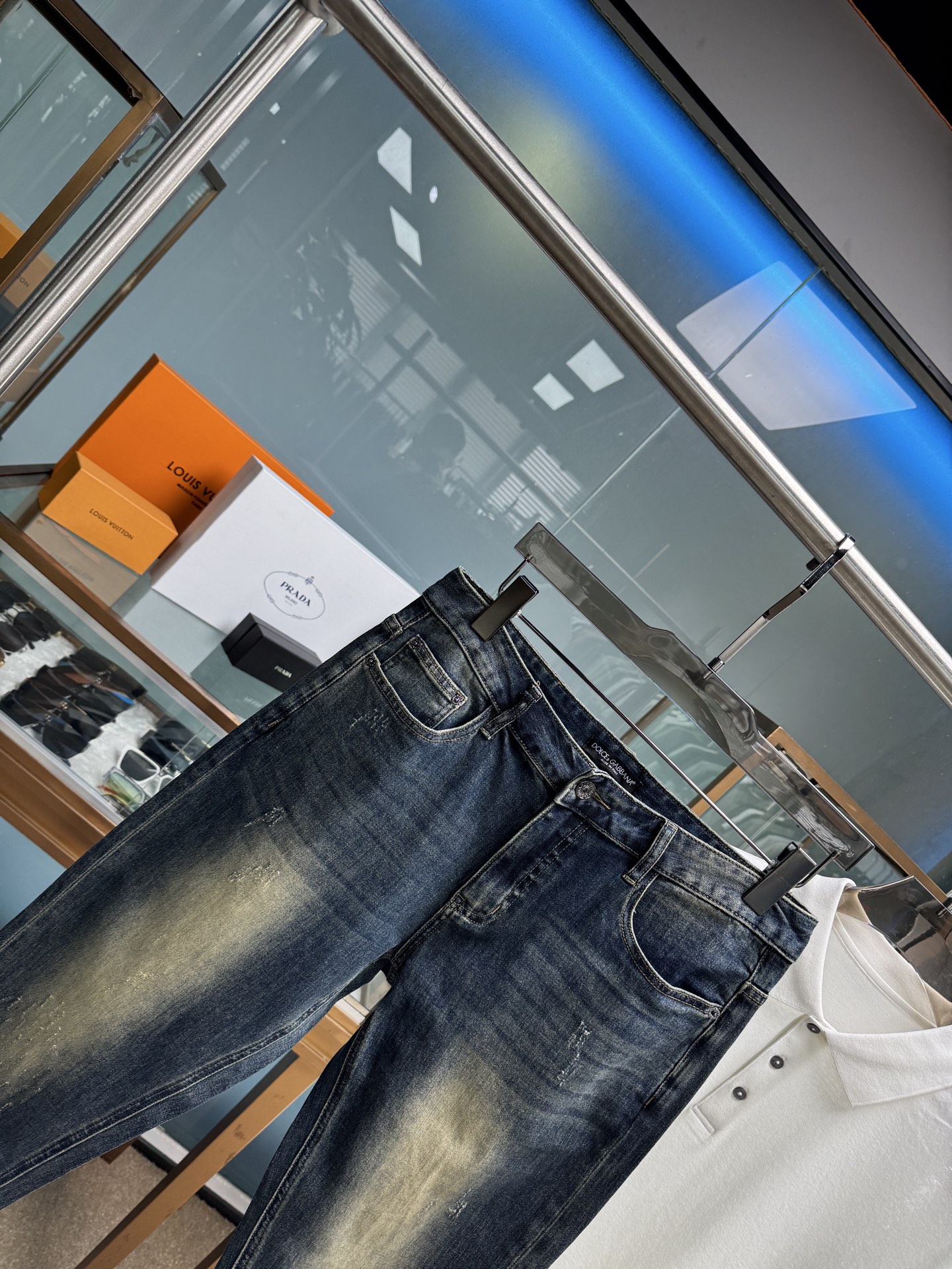 High-Quality Men’s Leisure Jeans, Full Cotton, Various Sizes, Ideal for Leisure Activities - 图片 3
