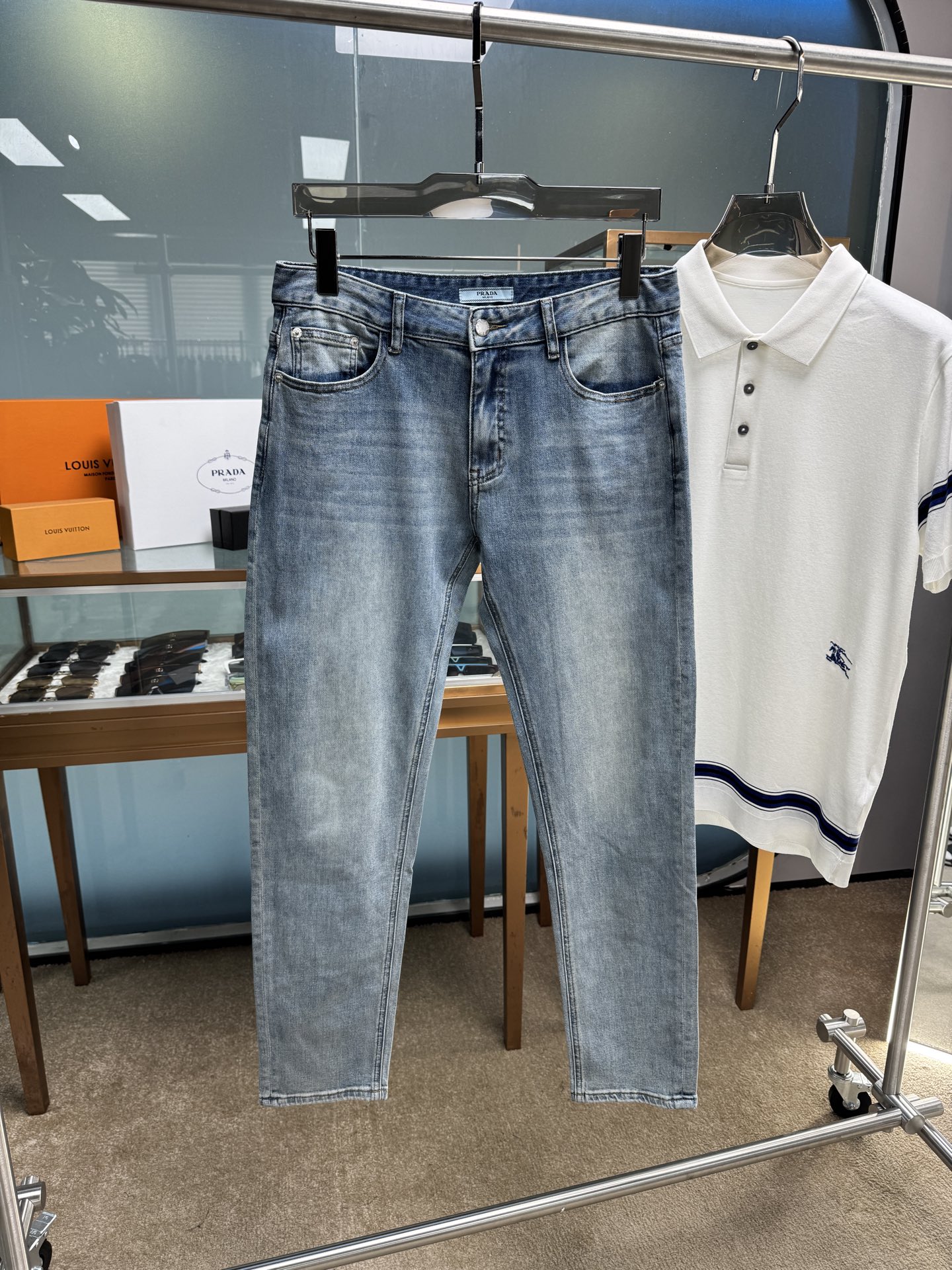 P672 P Family 2025 Spring & Summer Men’s Cowboys: Top Quality, Full Cotton, Network Sales - 图片 2