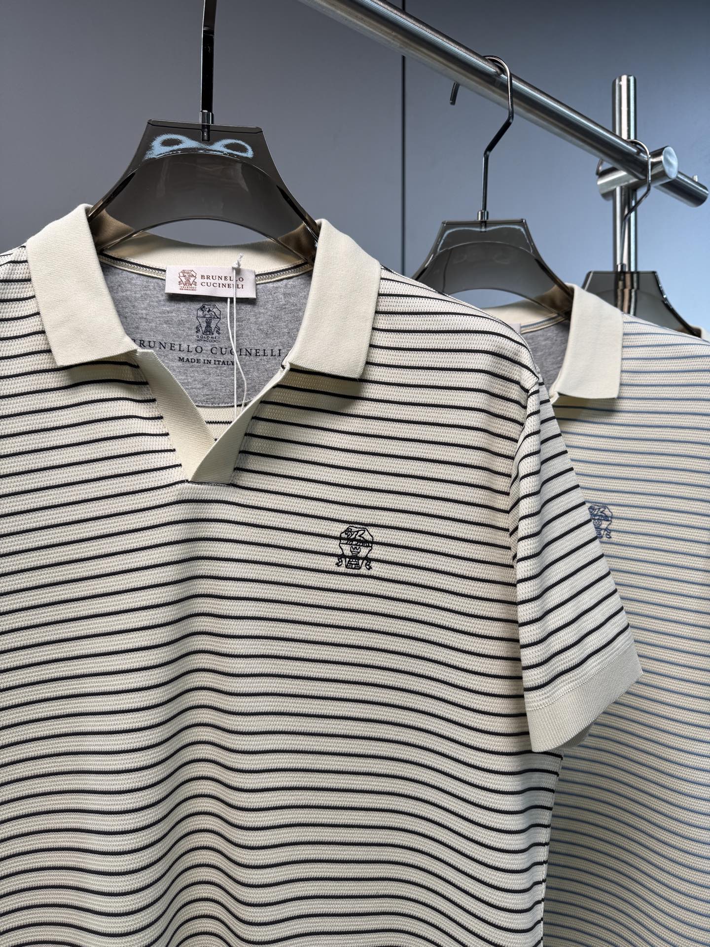 上新 26ss BC 春夏新款起脚POLO 原版定制 面料选用网眼谷波棉 轻薄透气 上身丝滑舒适 高端大