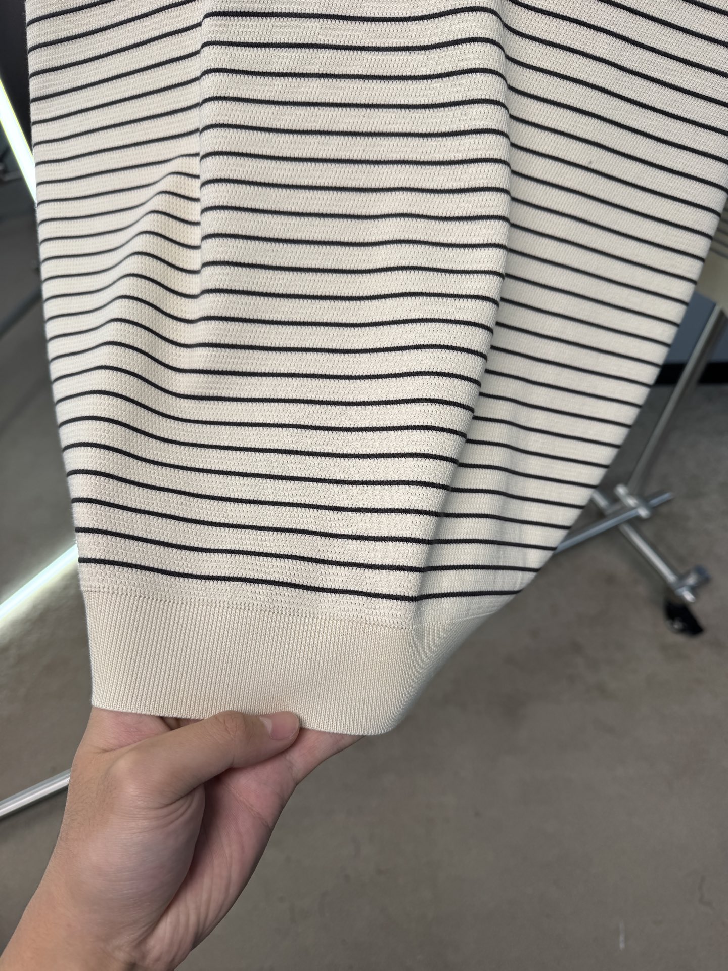 上新 26ss BC 春夏新款起脚POLO 原版定制 面料选用网眼谷波棉 轻薄透气 上身丝滑舒适 高端大