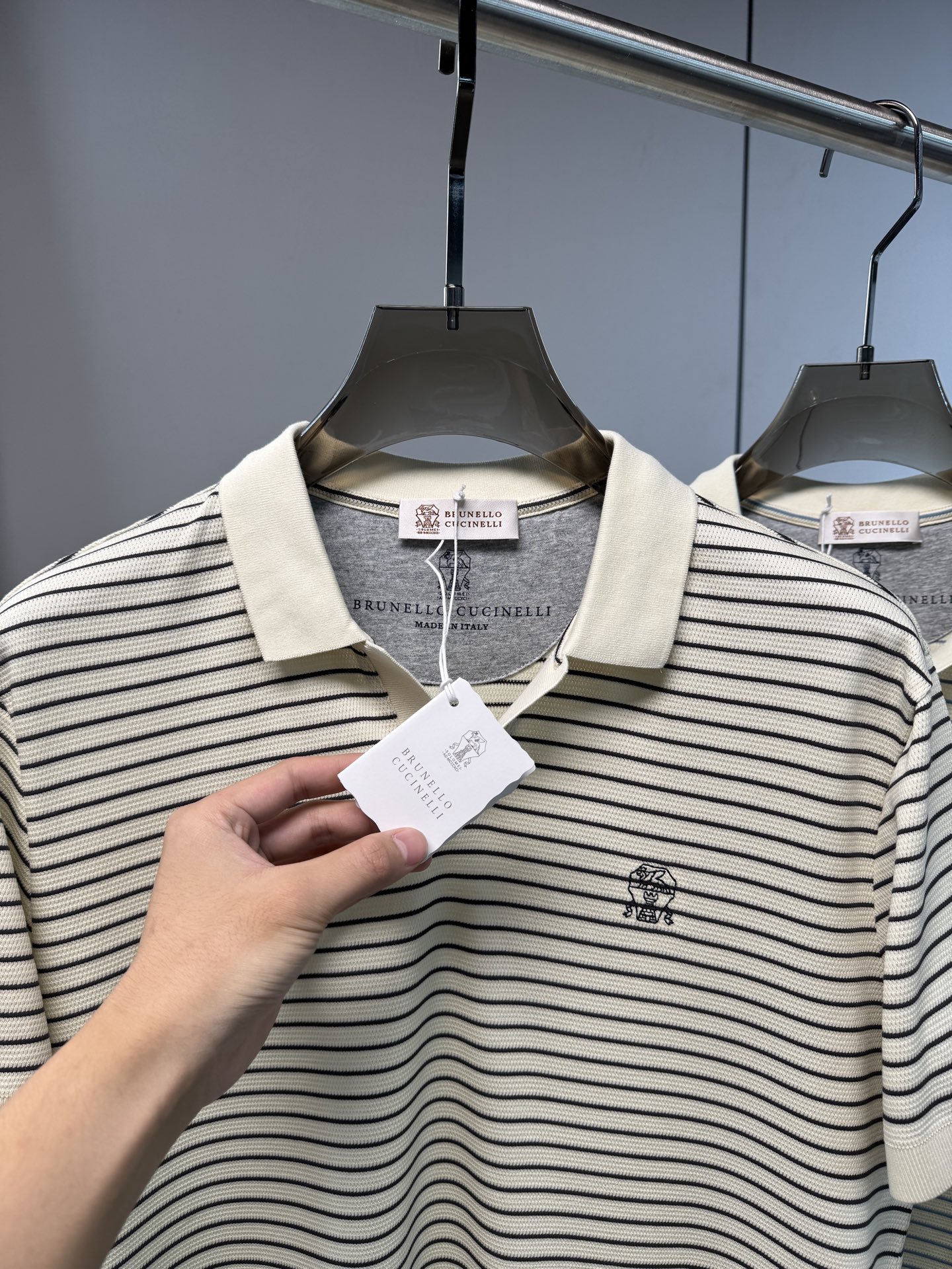 上新 26ss BC 春夏新款起脚POLO 原版定制 面料选用网眼谷波棉 轻薄透气 上身丝滑舒适 高端大