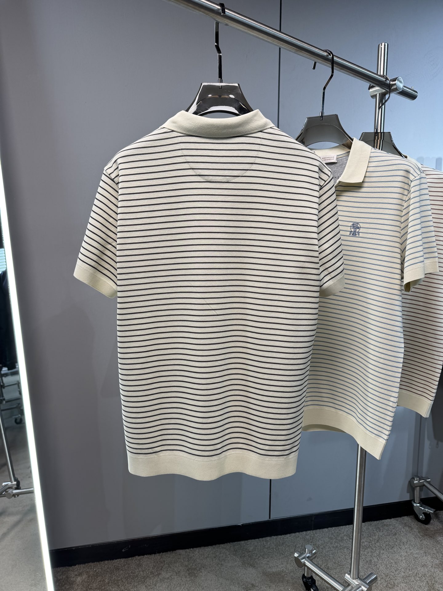 上新 26ss BC 春夏新款起脚POLO 原版定制 面料选用网眼谷波棉 轻薄透气 上身丝滑舒适 高端大