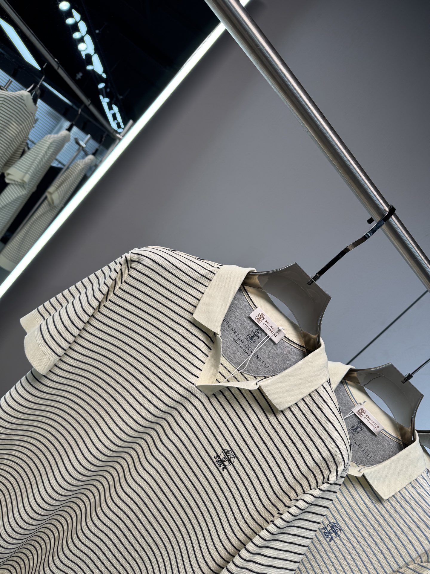 上新 26ss BC 春夏新款起脚POLO 原版定制 面料选用网眼谷波棉 轻薄透气 上身丝滑舒适 高端大