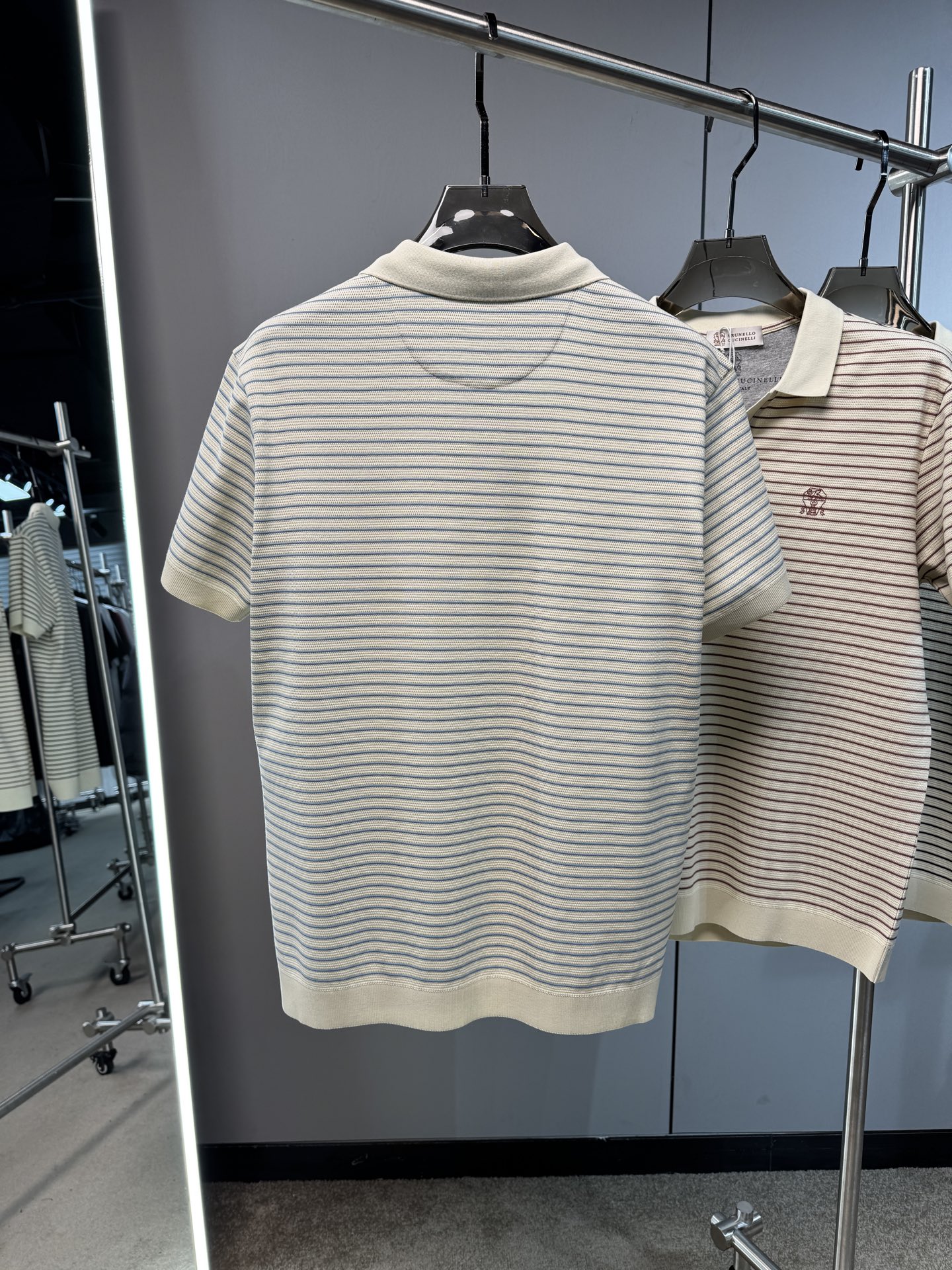 上新 26ss BC 春夏新款起脚POLO 原版定制 面料选用网眼谷波棉 轻薄透气 上身丝滑舒适 高端大