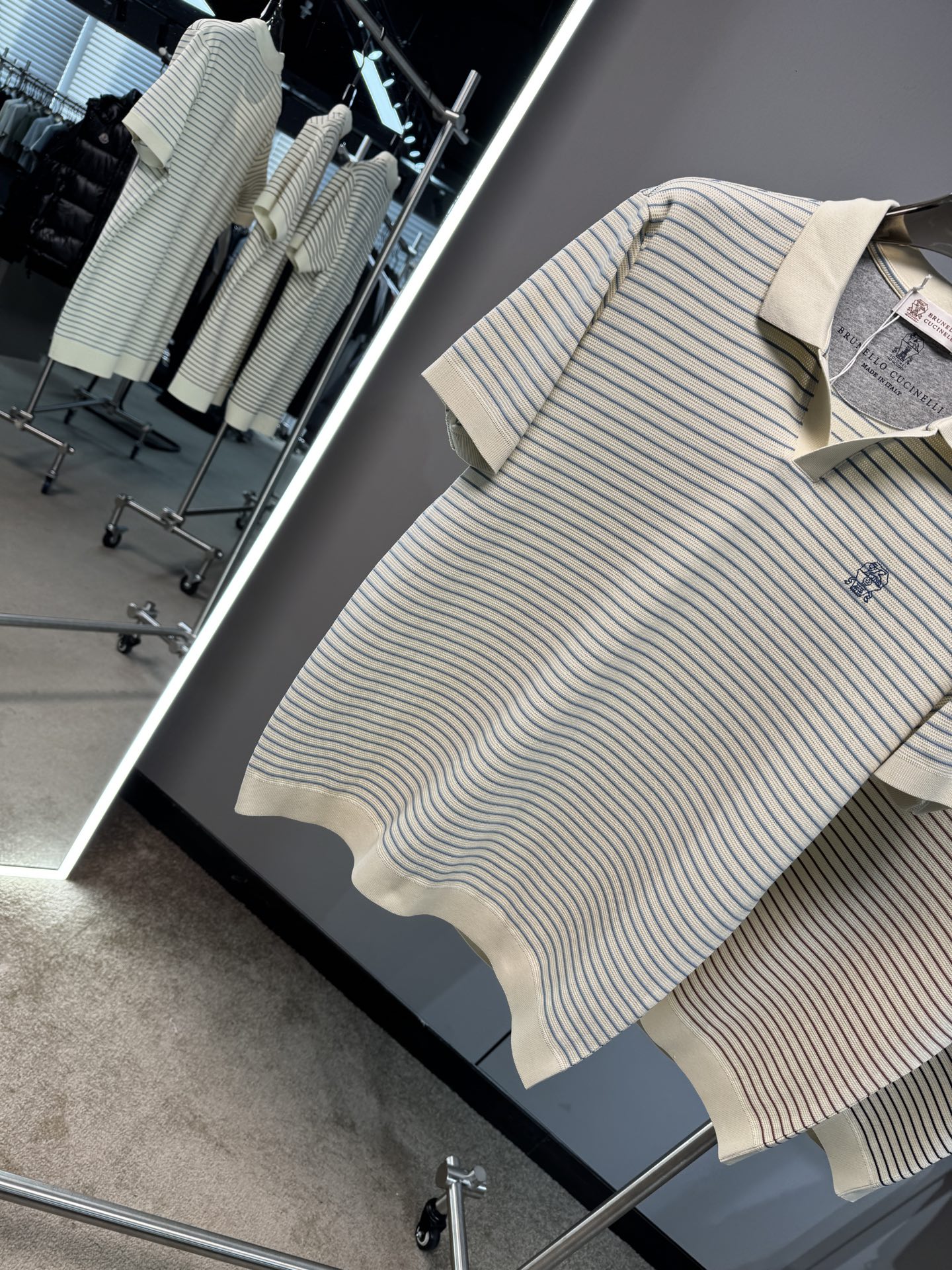 上新 26ss BC 春夏新款起脚POLO 原版定制 面料选用网眼谷波棉 轻薄透气 上身丝滑舒适 高端大