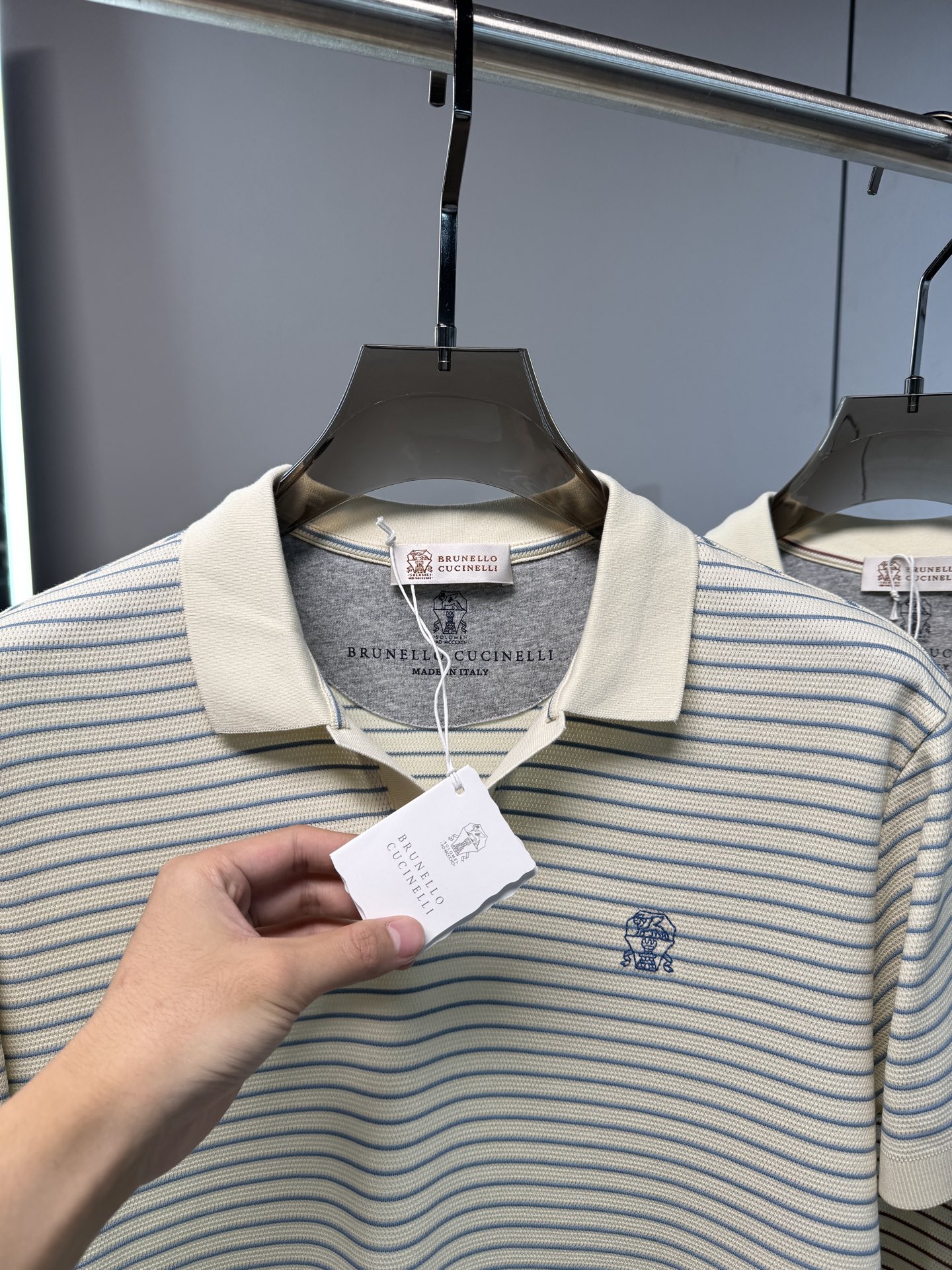 上新 26ss BC 春夏新款起脚POLO 原版定制 面料选用网眼谷波棉 轻薄透气 上身丝滑舒适 高端大