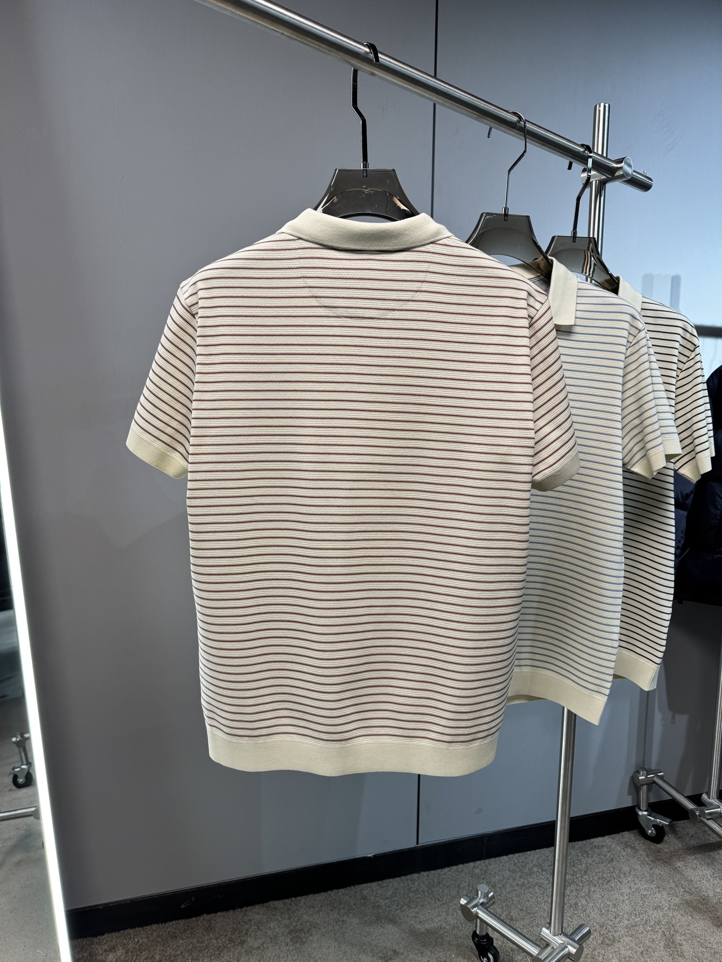 上新 26ss BC 春夏新款起脚POLO 原版定制 面料选用网眼谷波棉 轻薄透气 上身丝滑舒适 高端大