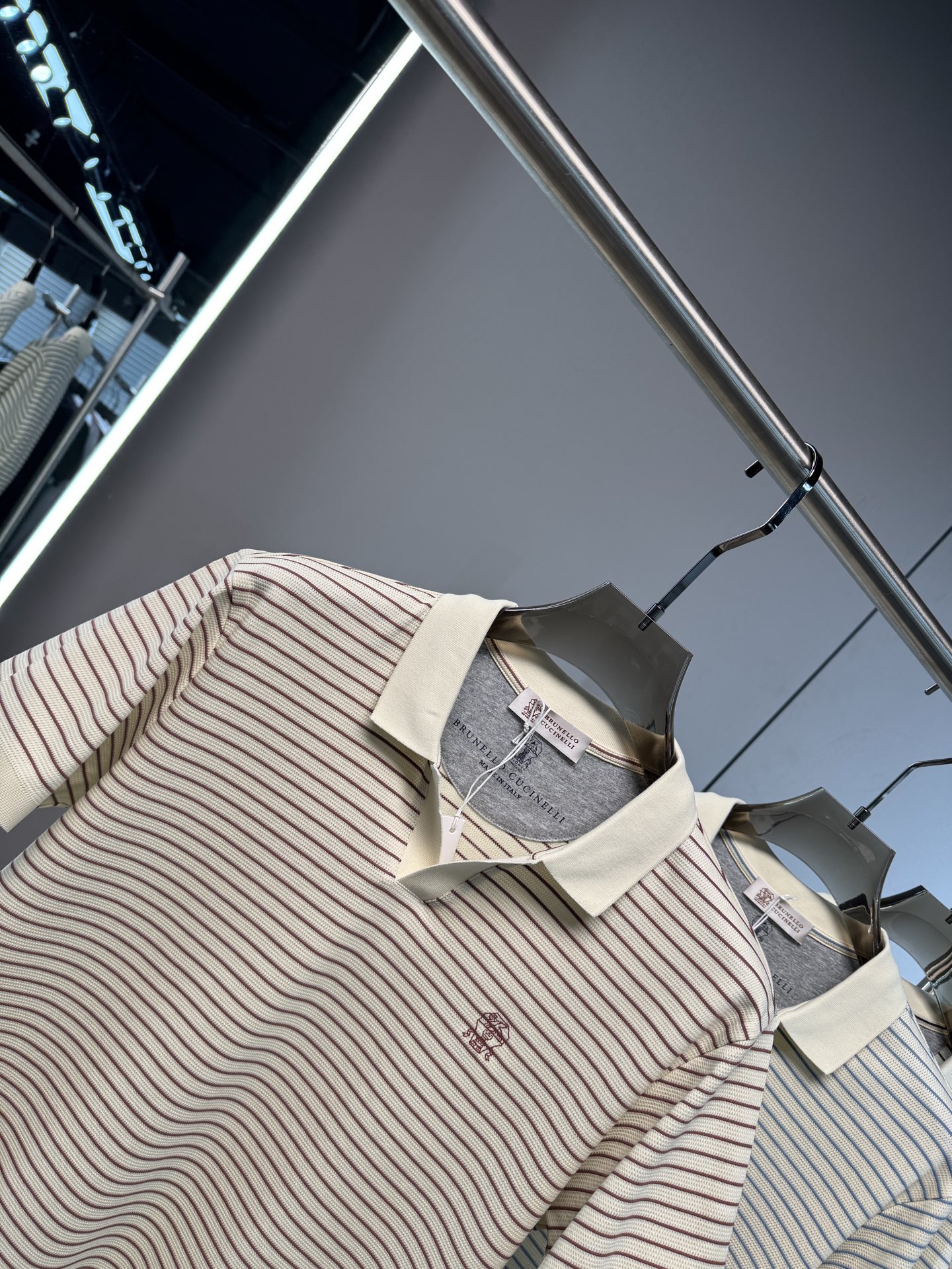 上新 26ss BC 春夏新款起脚POLO 原版定制 面料选用网眼谷波棉 轻薄透气 上身丝滑舒适 高端大