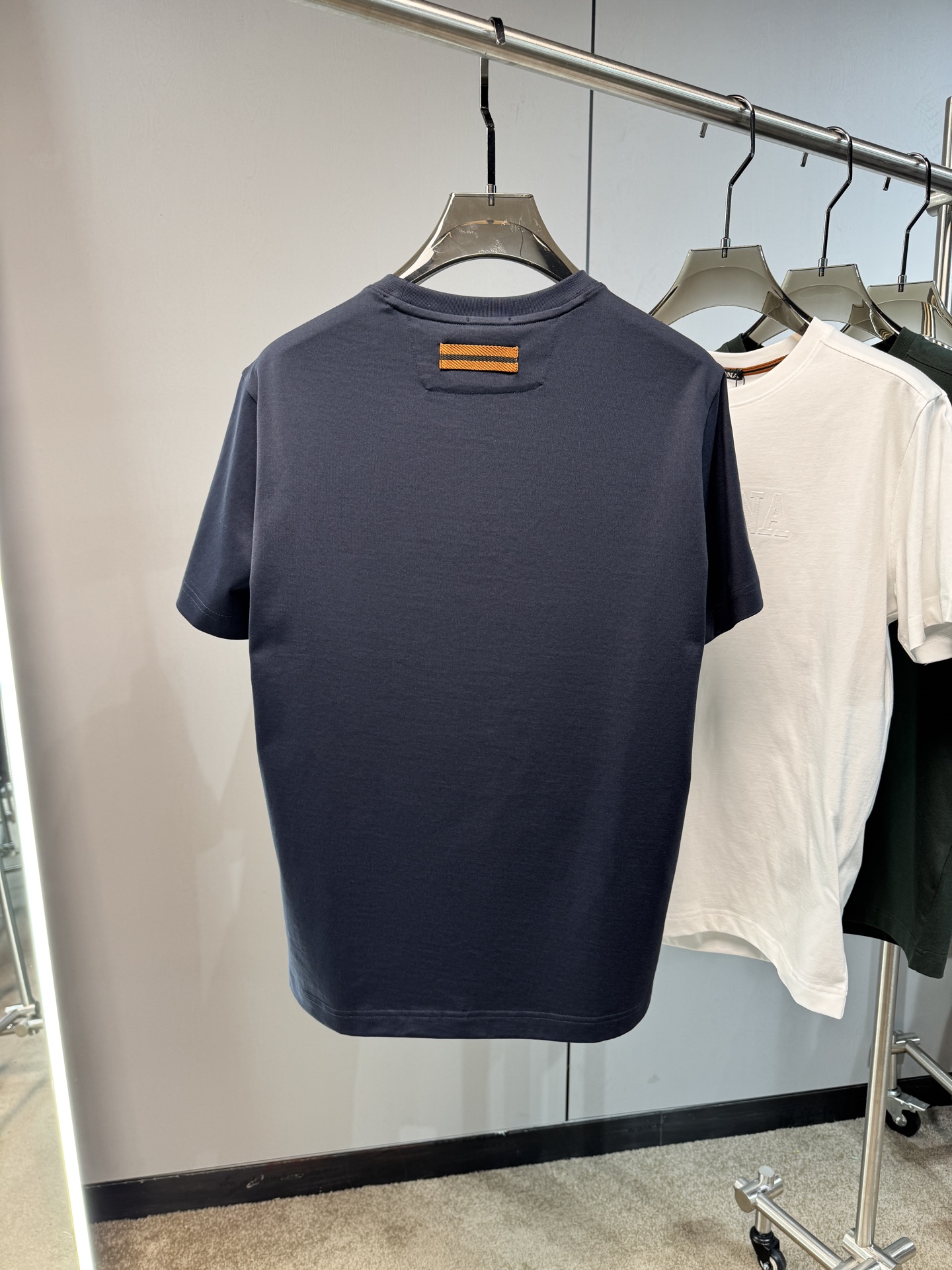 上新 26ss Z家 春夏新款圆领短袖 原版定制 面料100%棉 轻薄透气 超级柔软上身丝滑舒适 高端大