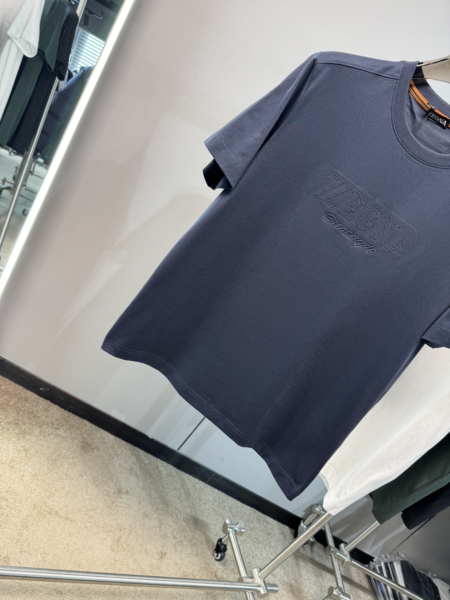 上新 26ss Z家 春夏新款圆领短袖 原版定制 面料100%棉 轻薄透气 超级柔软上身丝滑舒适 高端大