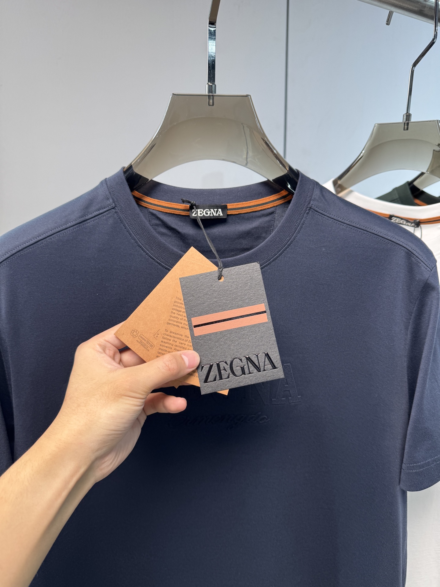 上新 26ss Z家 春夏新款圆领短袖 原版定制 面料100%棉 轻薄透气 超级柔软上身丝滑舒适 高端大