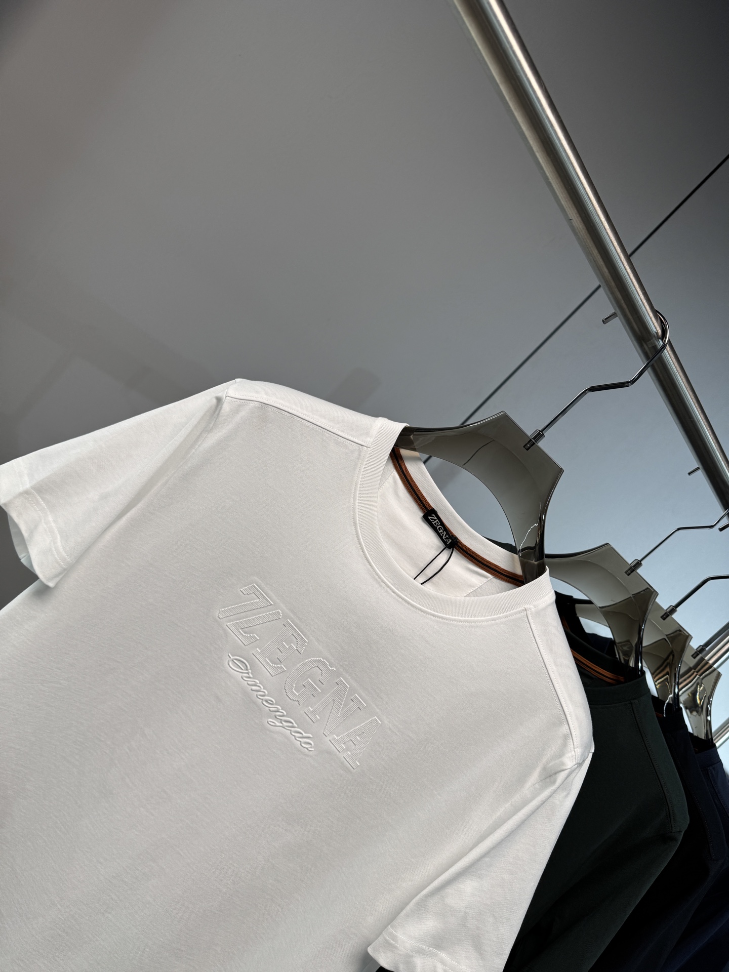 上新 26ss Z家 春夏新款圆领短袖 原版定制 面料100%棉 轻薄透气 超级柔软上身丝滑舒适 高端大