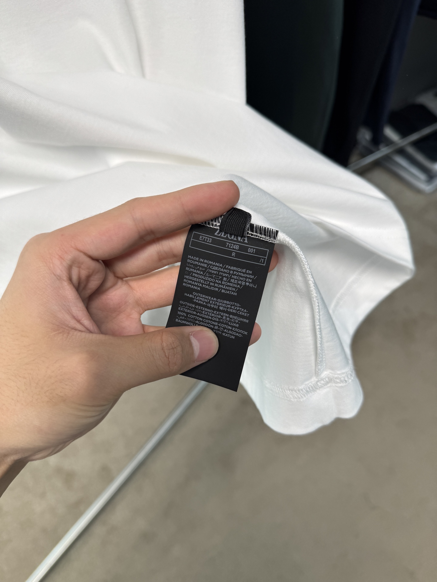 上新 26ss Z家 春夏新款圆领短袖 原版定制 面料100%棉 轻薄透气 超级柔软上身丝滑舒适 高端大