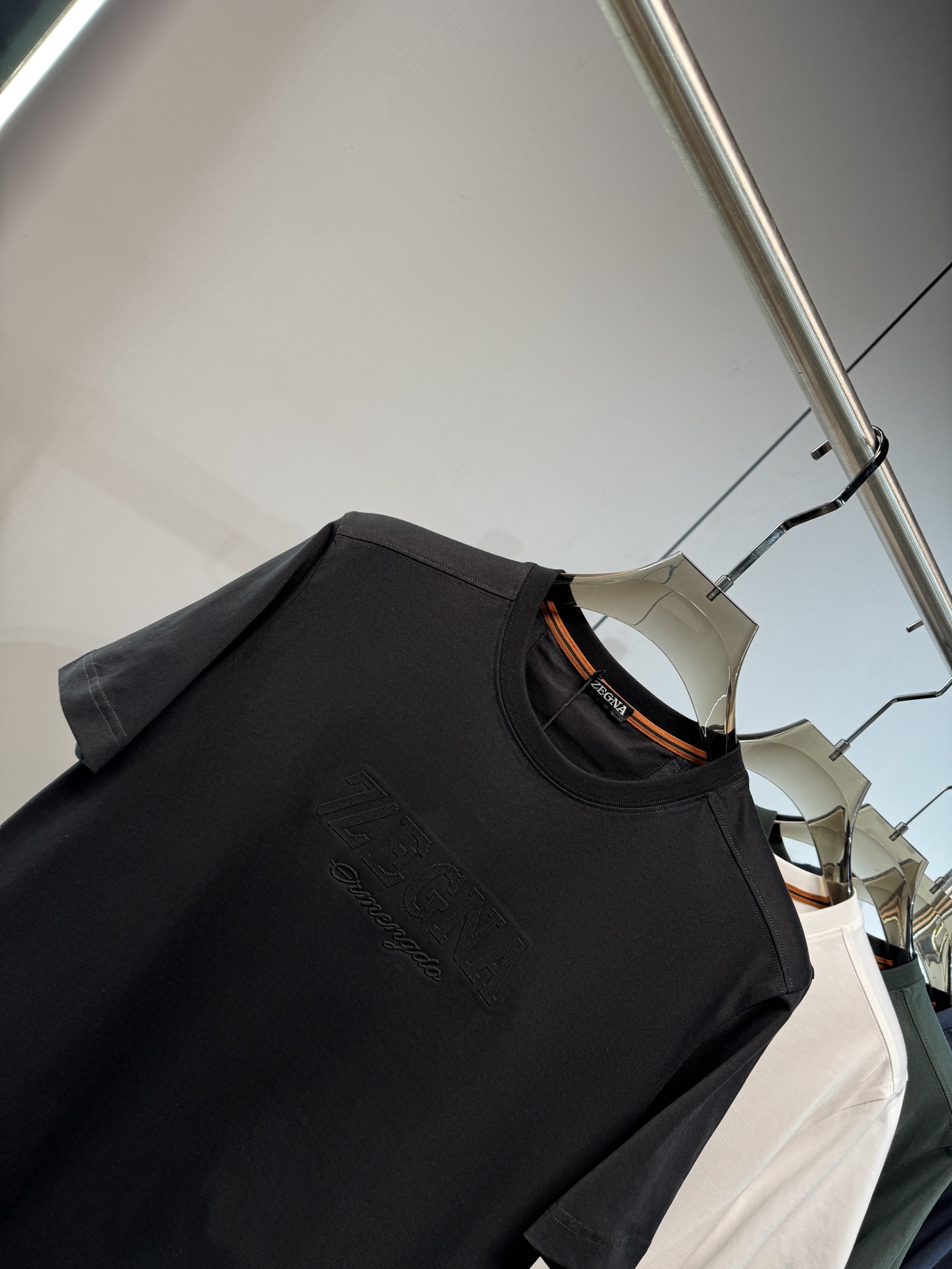 上新 26ss Z家 春夏新款圆领短袖 原版定制 面料100%棉 轻薄透气 超级柔软上身丝滑舒适 高端大