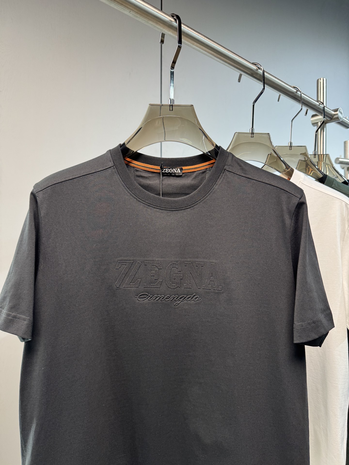 上新 26ss Z家 春夏新款圆领短袖 原版定制 面料100%棉 轻薄透气 超级柔软上身丝滑舒适 高端大