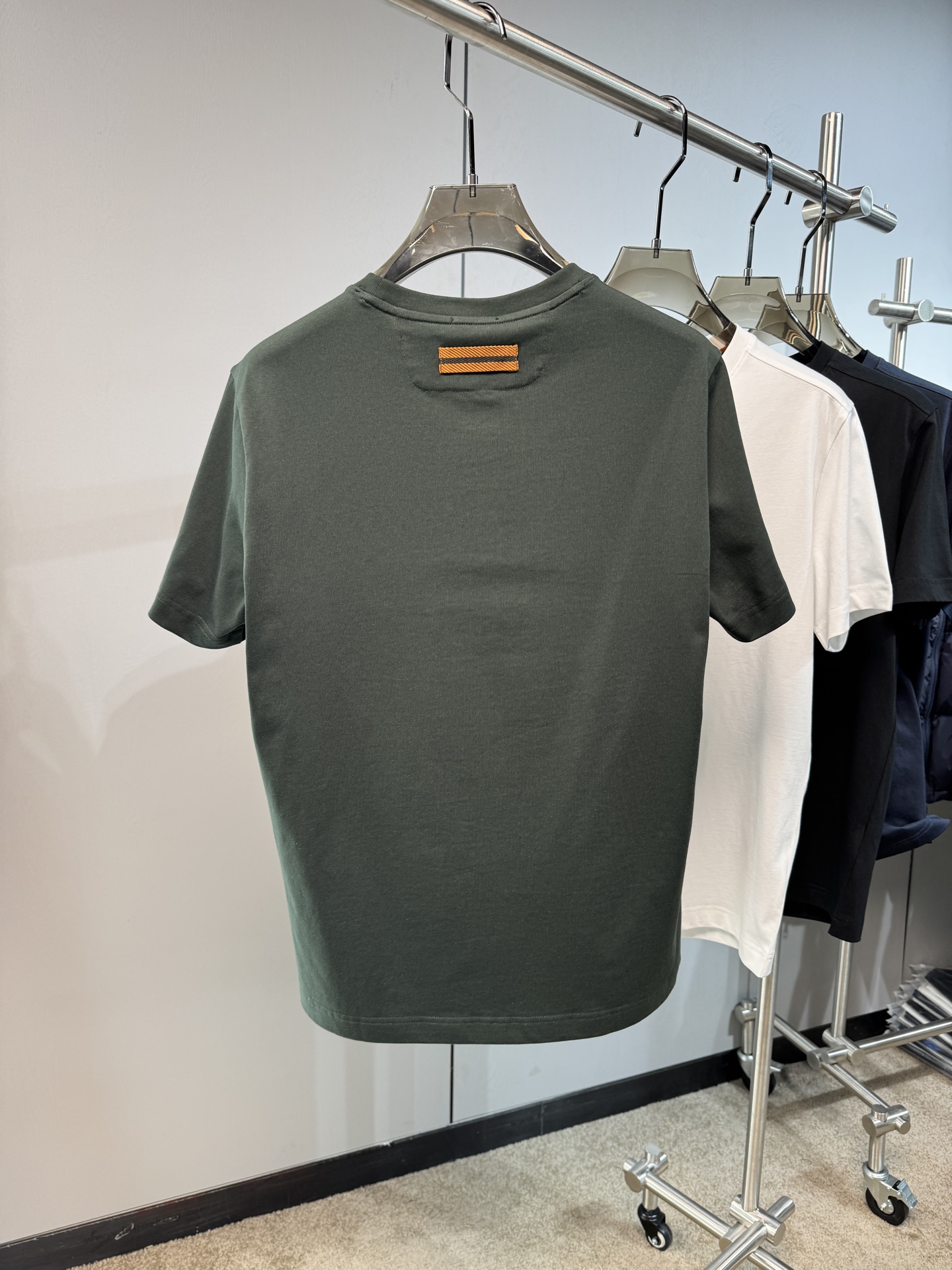 上新 26ss Z家 春夏新款圆领短袖 原版定制 面料100%棉 轻薄透气 超级柔软上身丝滑舒适 高端大