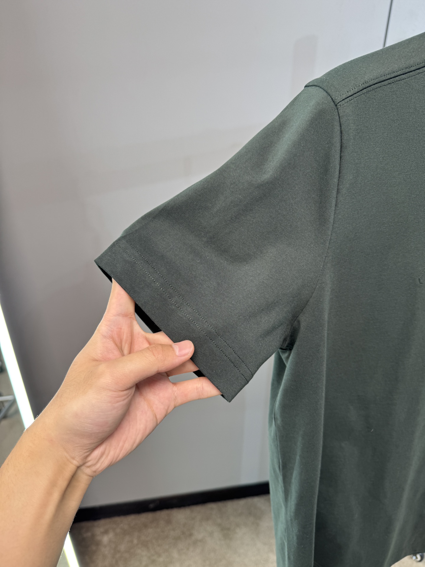 上新 26ss Z家 春夏新款圆领短袖 原版定制 面料100%棉 轻薄透气 超级柔软上身丝滑舒适 高端大