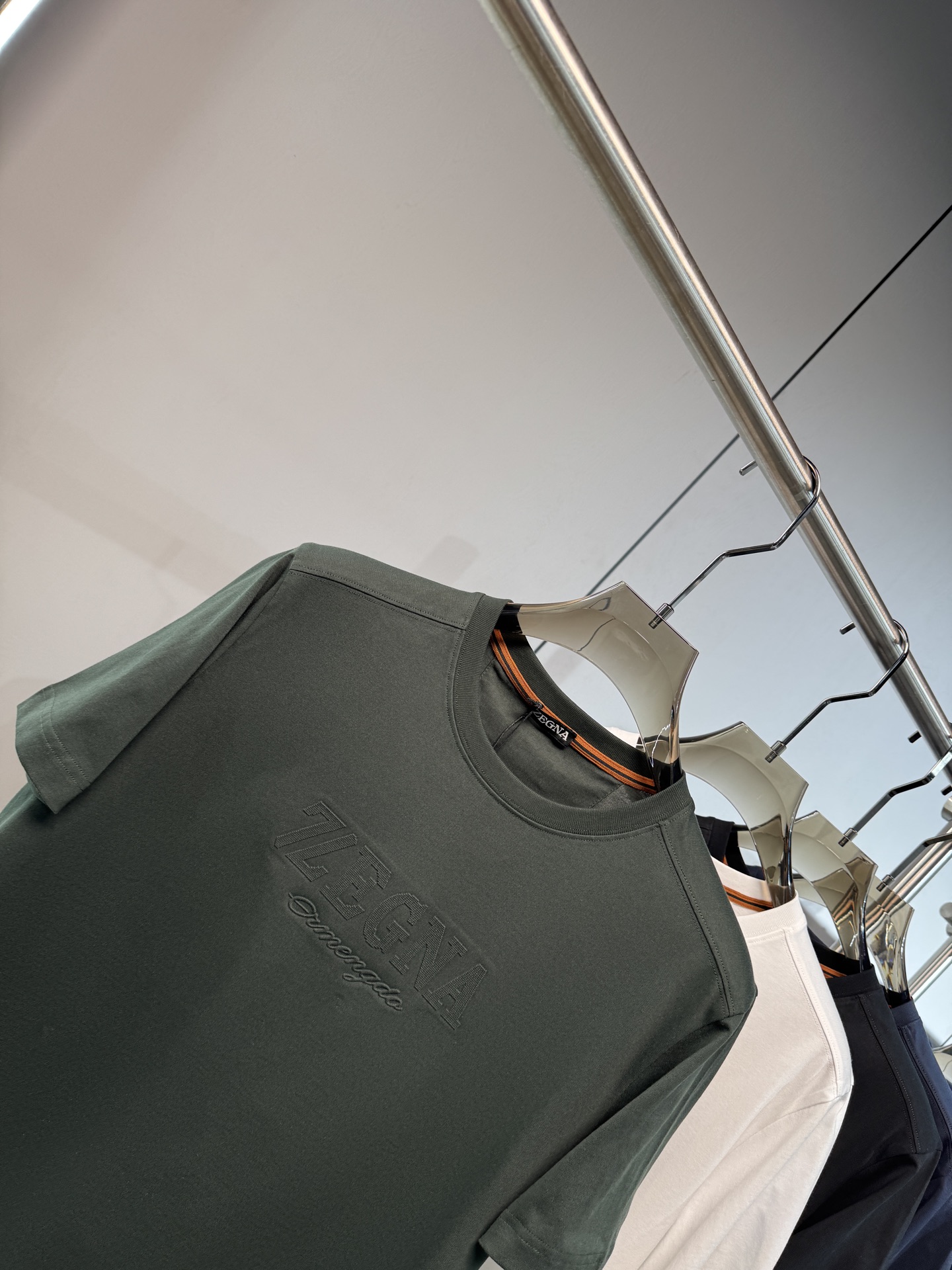 上新 26ss Z家 春夏新款圆领短袖 原版定制 面料100%棉 轻薄透气 超级柔软上身丝滑舒适 高端大