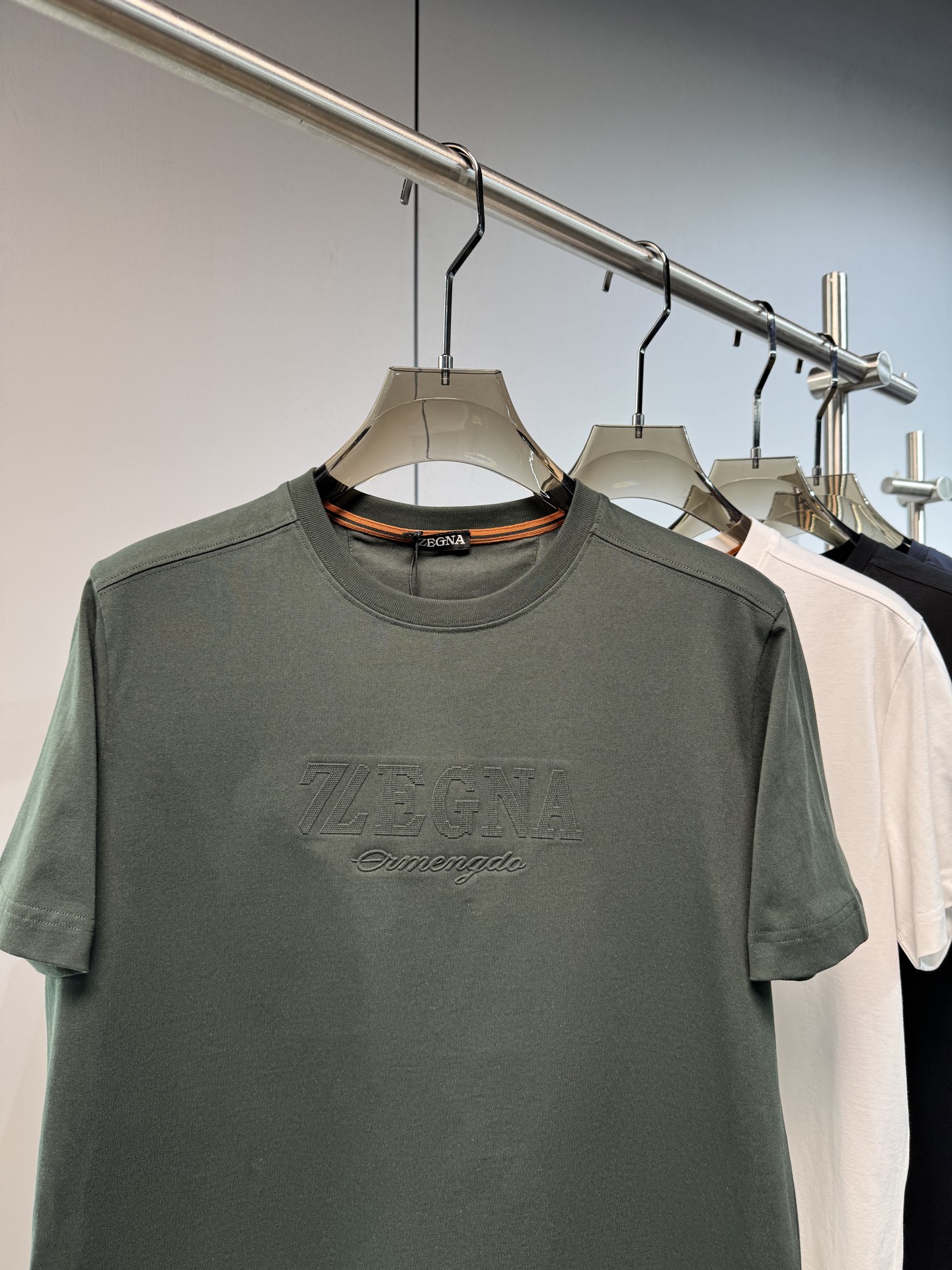 上新 26ss Z家 春夏新款圆领短袖 原版定制 面料100%棉 轻薄透气 超级柔软上身丝滑舒适 高端大