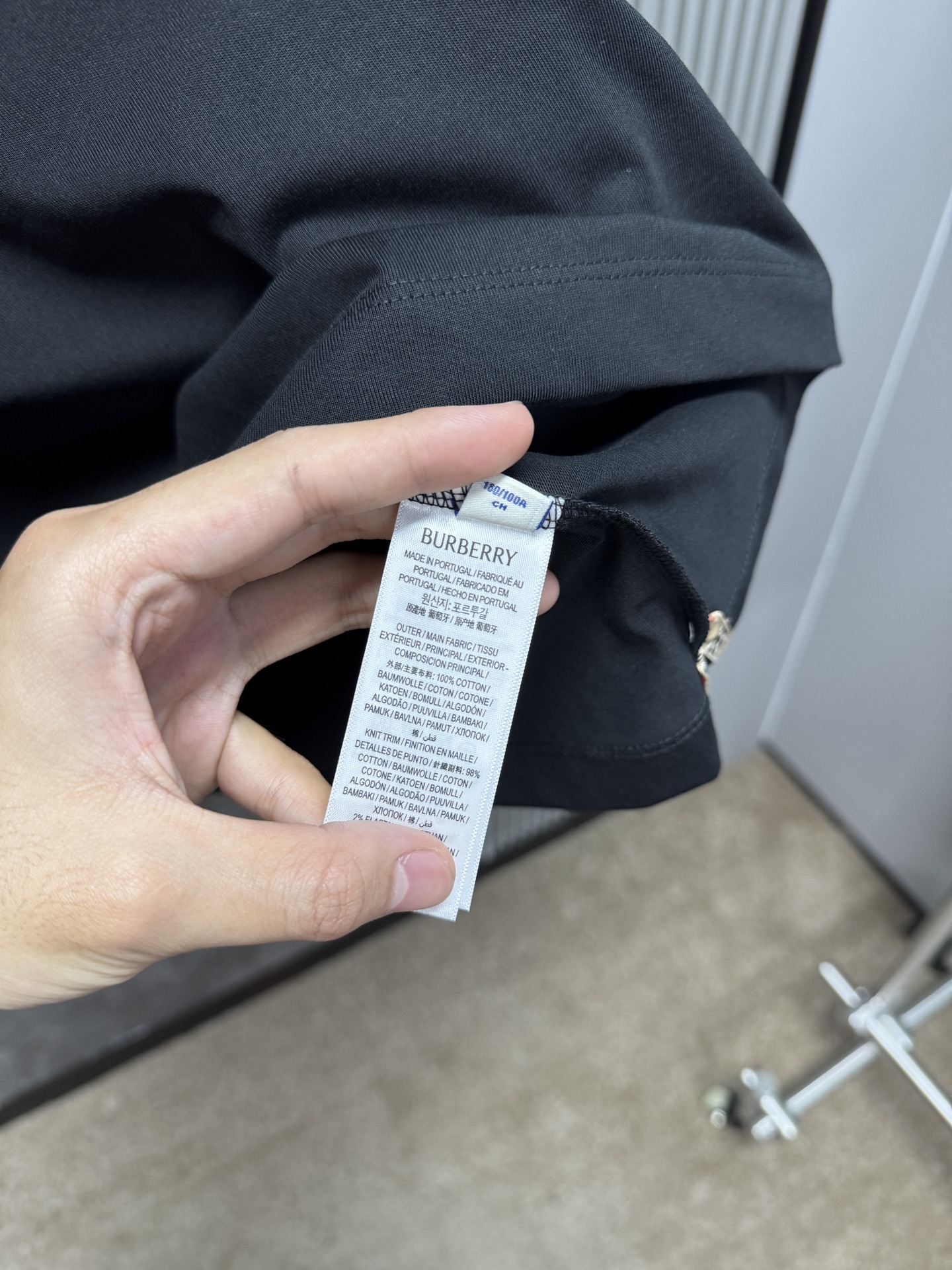 上新 26ss 巴宝莉春夏新款圆领短袖 原版定制 面料100%棉 轻薄透气 超级柔软上身丝滑舒适 高端大