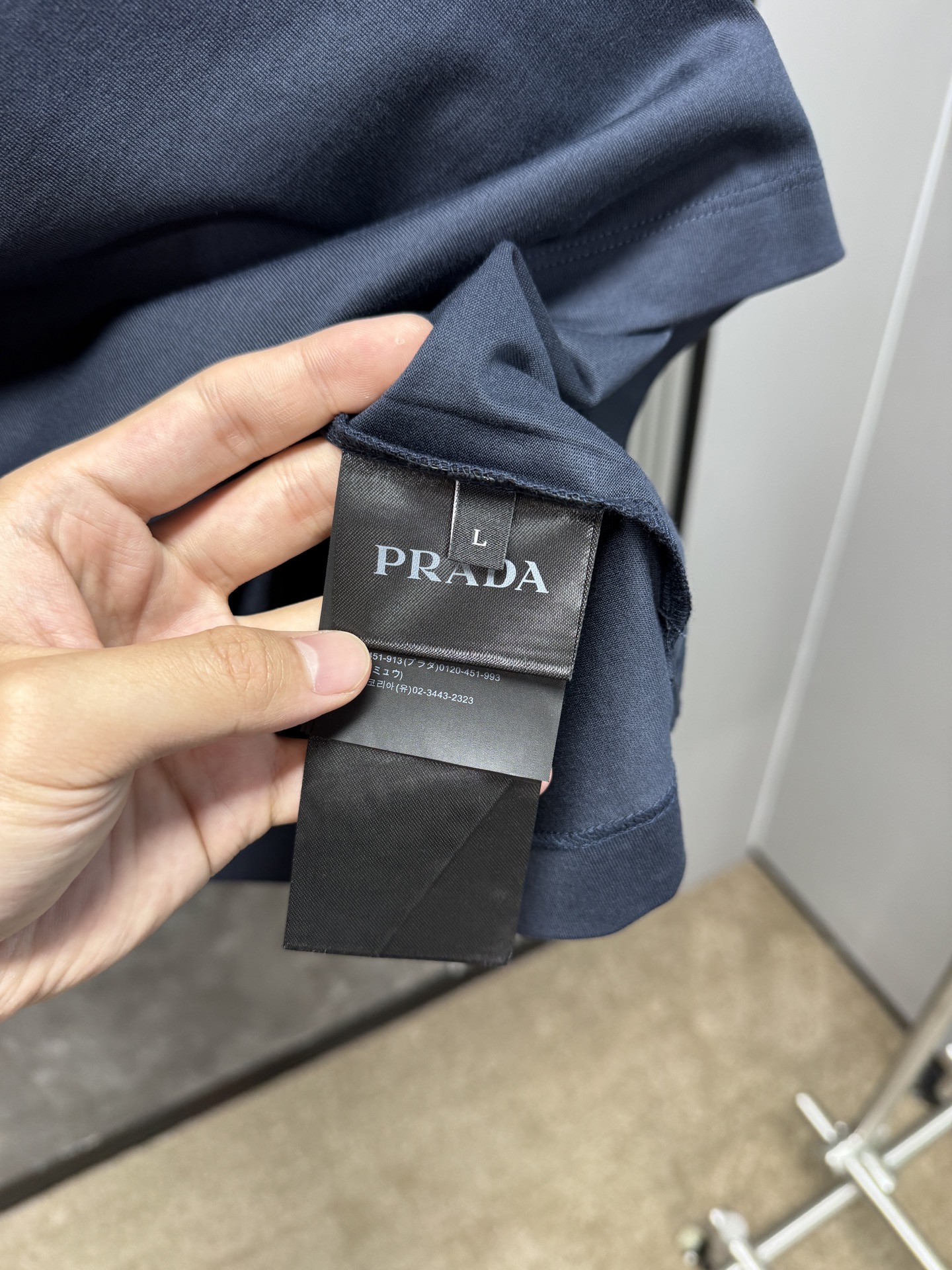 上新 26ss P家 春夏新款圆领短袖 原版定制 面料100%棉 轻薄透气 超级柔软上身丝滑舒适 高端大