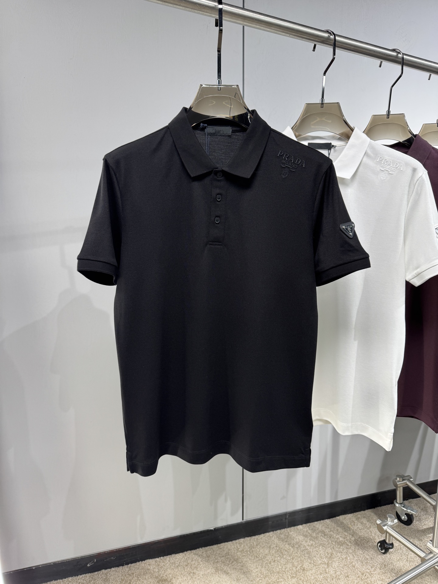 上新 26ss P家早春新款Polo 原版定制 面料选用珠地棉 轻薄透气 上身丝滑舒适 高端大气经典百搭