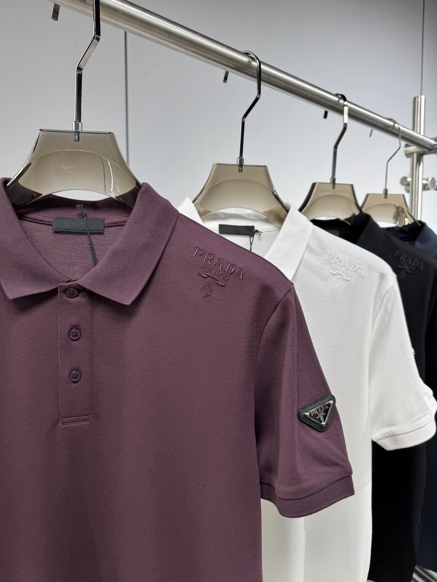 上新 26ss P家早春新款Polo 原版定制 面料选用珠地棉 轻薄透气 上身丝滑舒适 高端大气经典百搭