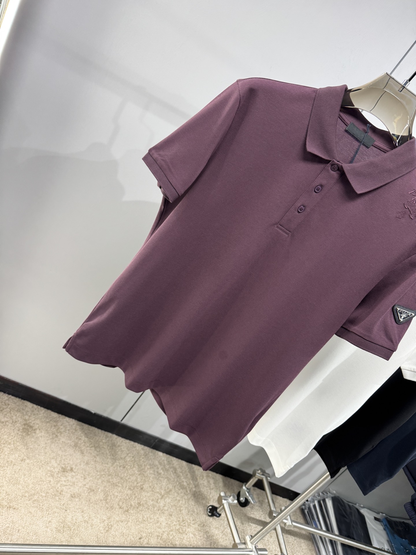 上新 26ss P家早春新款Polo 原版定制 面料选用珠地棉 轻薄透气 上身丝滑舒适 高端大气经典百搭