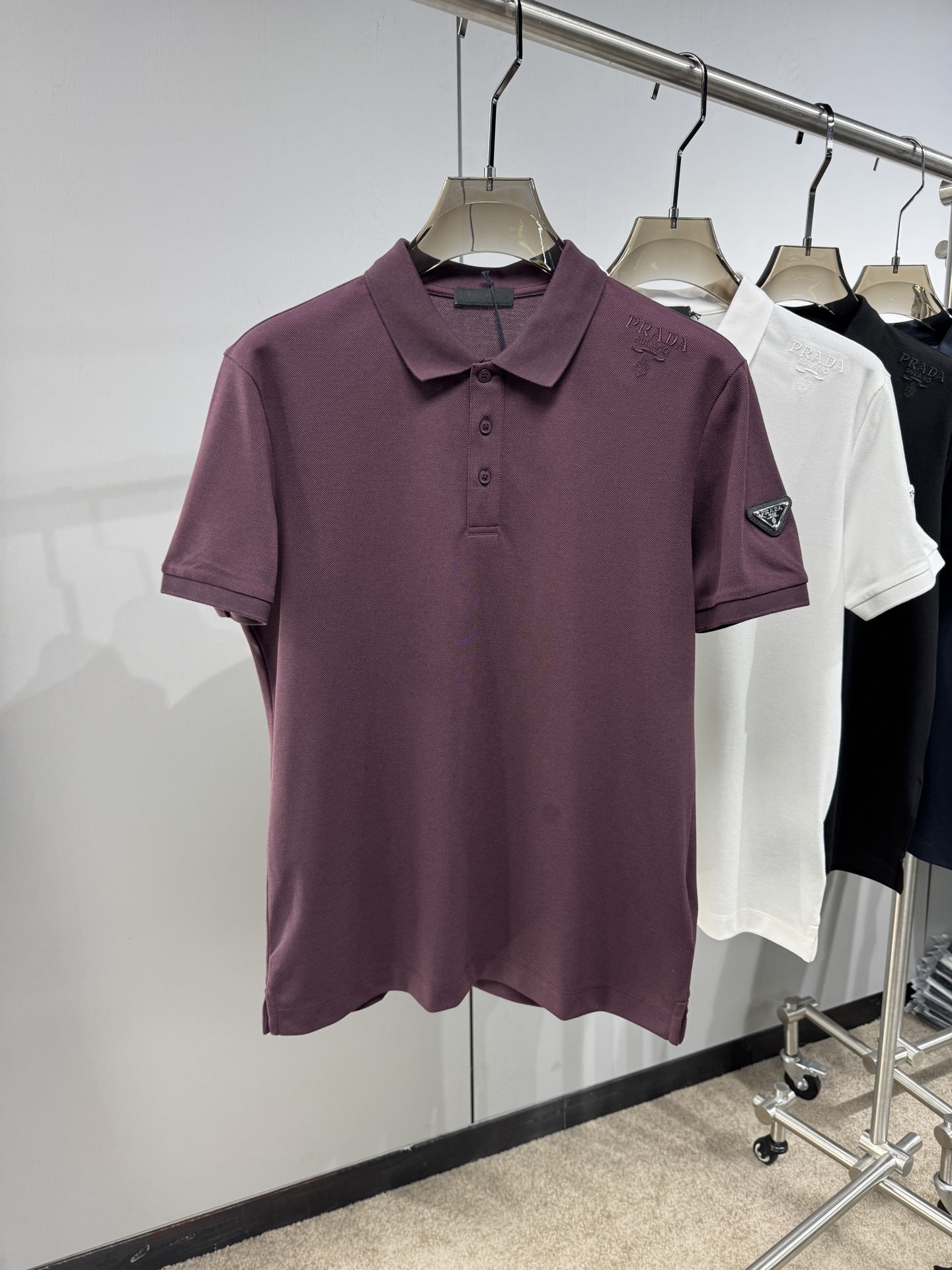 上新 26ss P家早春新款Polo 原版定制 面料选用珠地棉 轻薄透气 上身丝滑舒适 高端大气经典百搭