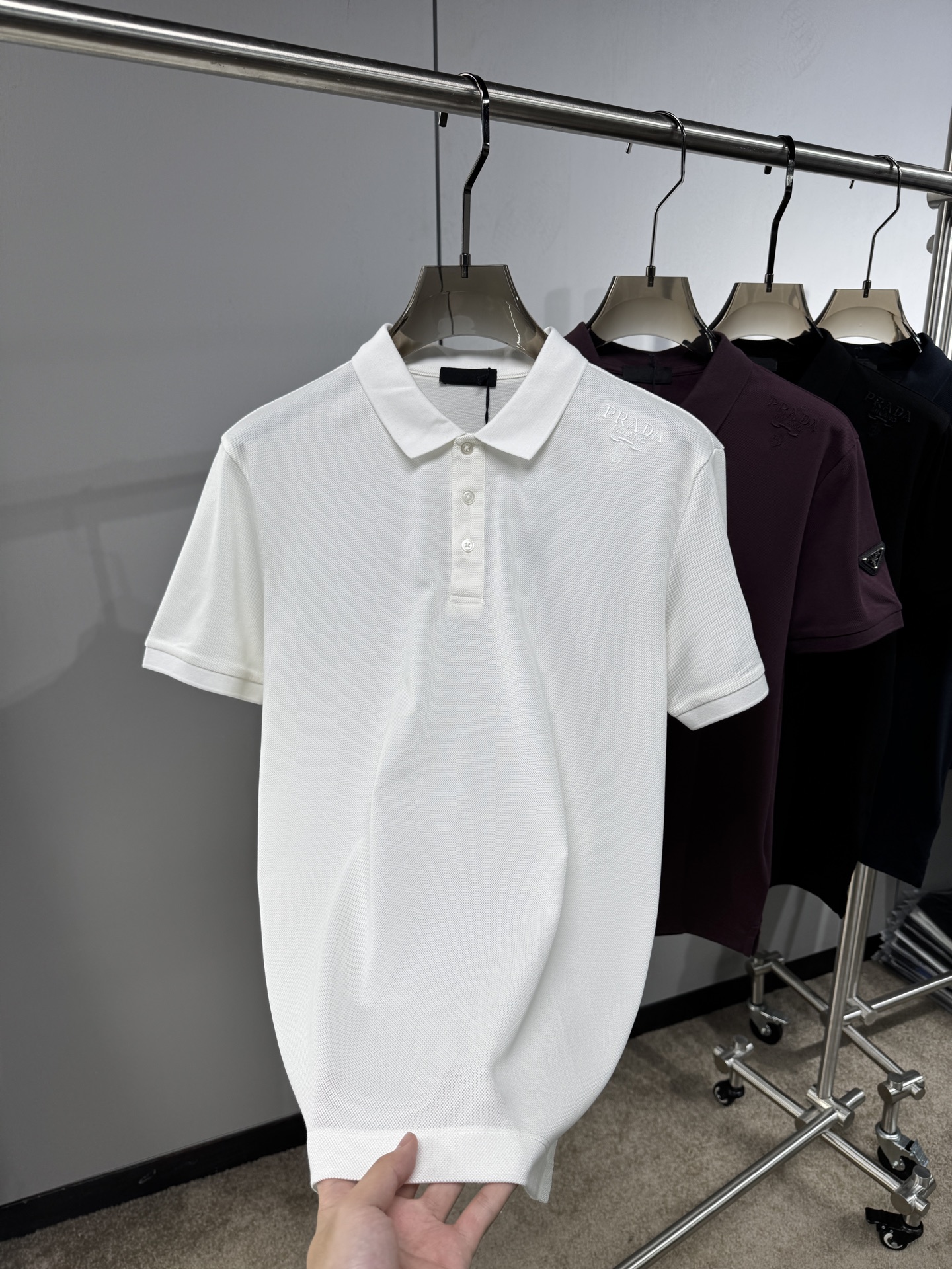 上新 26ss P家早春新款Polo 原版定制 面料选用珠地棉 轻薄透气 上身丝滑舒适 高端大气经典百搭