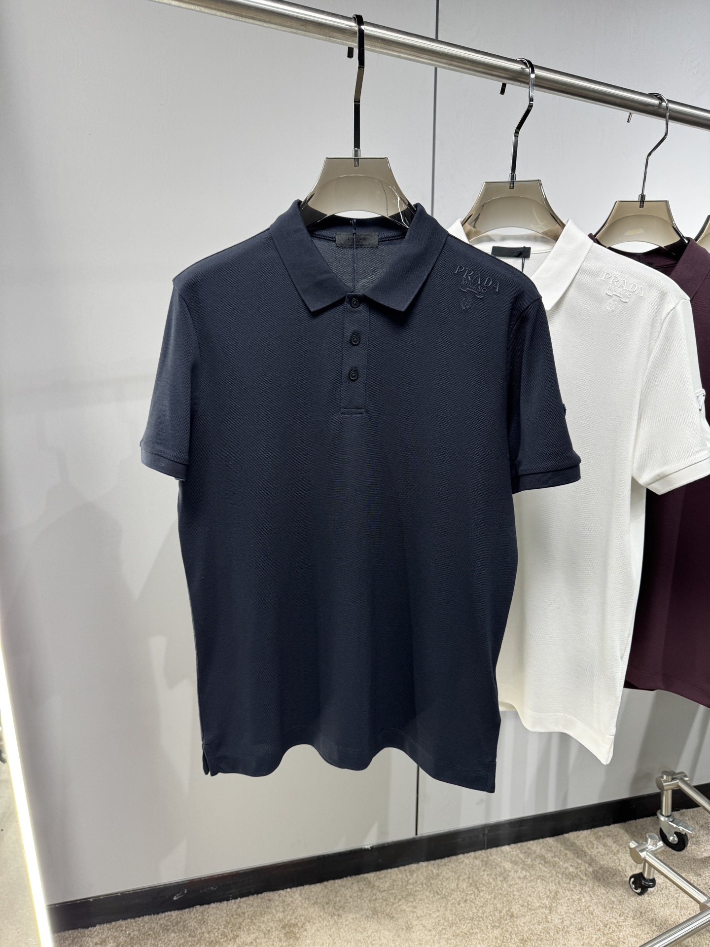 上新 26ss P家早春新款Polo 原版定制 面料选用珠地棉 轻薄透气 上身丝滑舒适 高端大气经典百搭