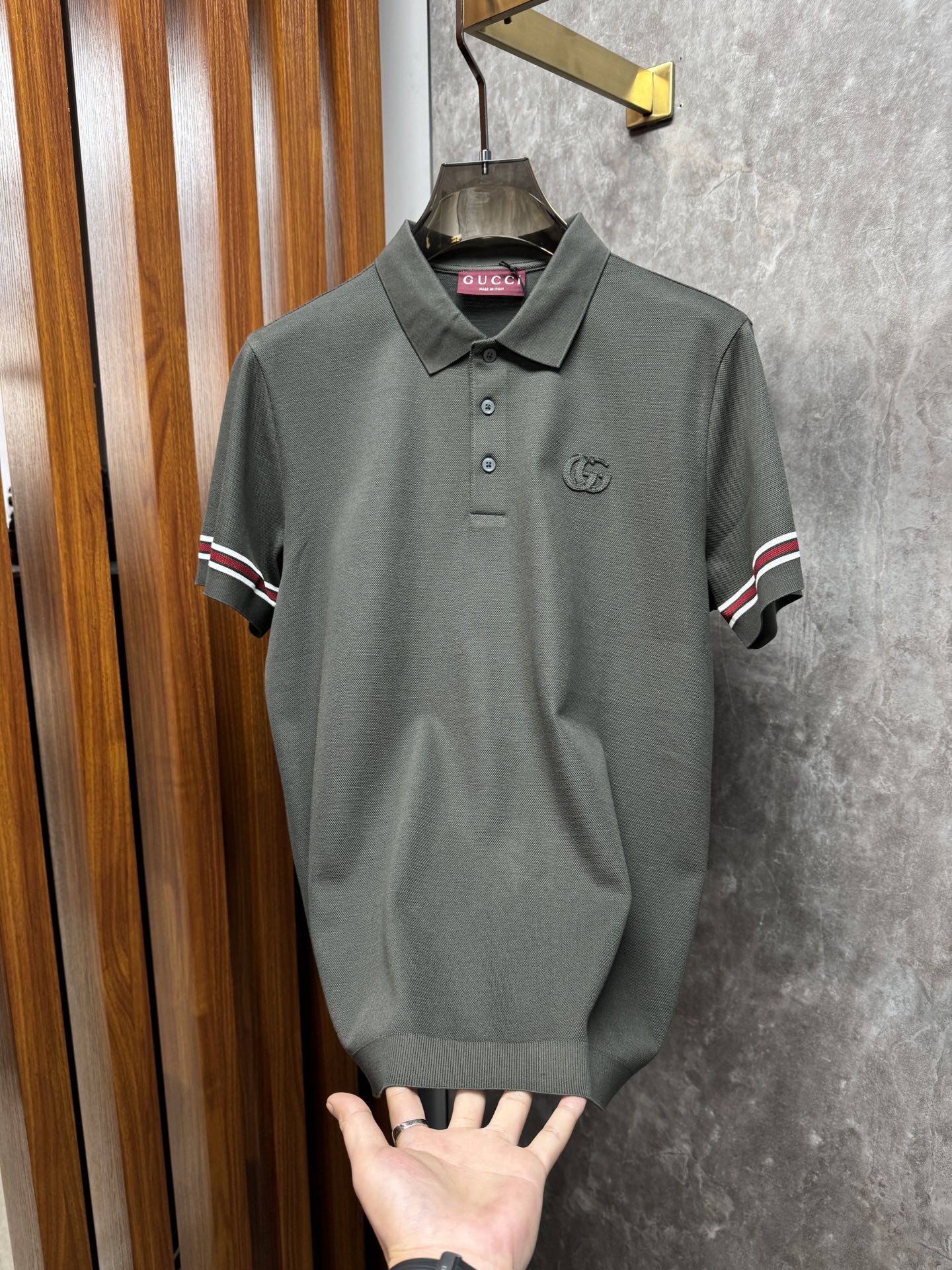 上新 26ss G家起脚色织Polo 手感舒适 原版定制 高端大气 黑 蓝 卡其 码数48-56
