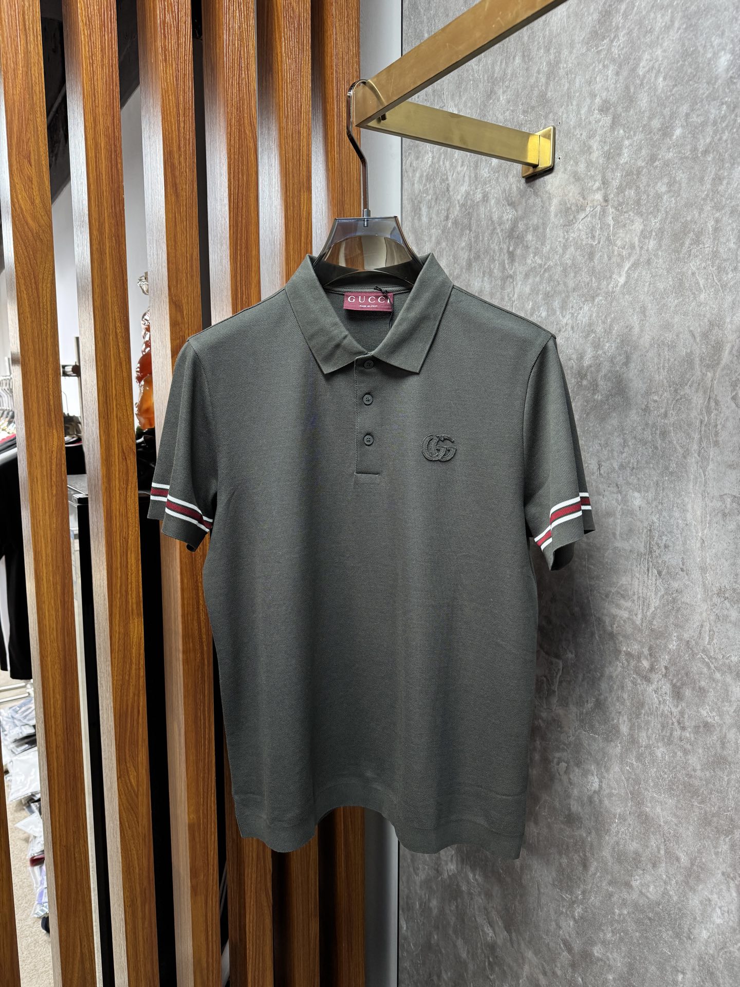 上新 26ss G家起脚色织Polo 手感舒适 原版定制 高端大气 黑 蓝 卡其 码数48-56