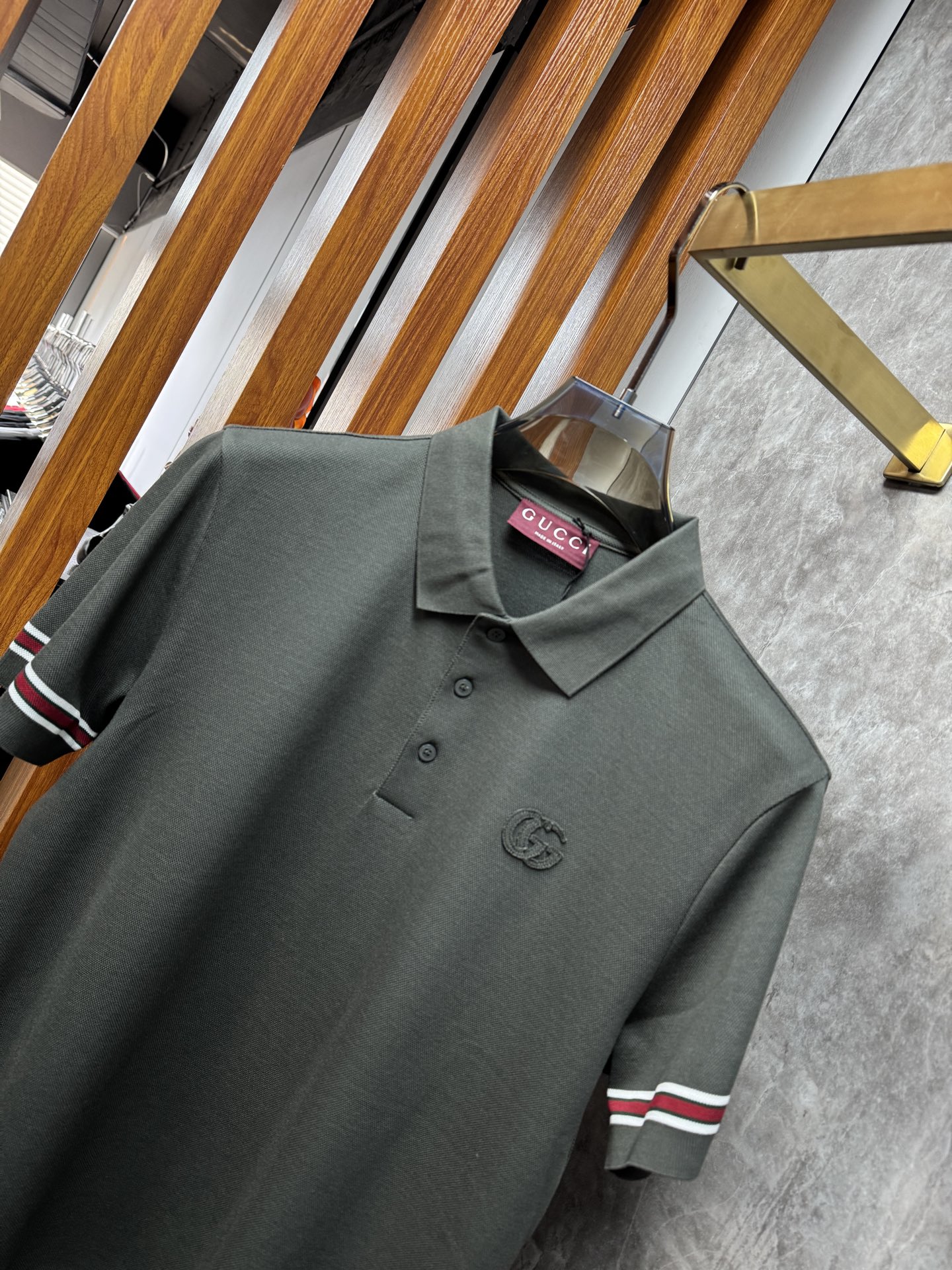 上新 26ss G家起脚色织Polo 手感舒适 原版定制 高端大气 黑 蓝 卡其 码数48-56