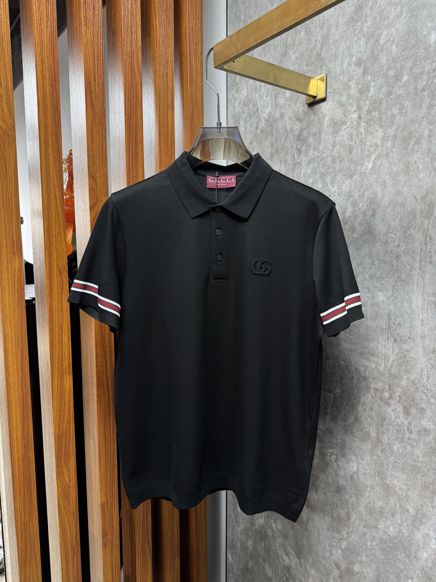 上新 26ss G家起脚色织Polo 手感舒适 原版定制 高端大气 黑 卡其 军绿 码数48-56