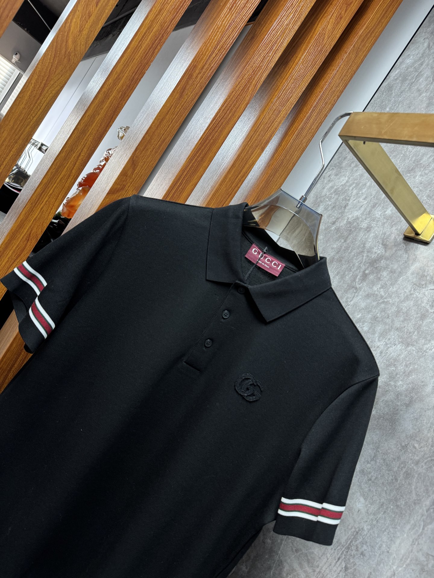 上新 26ss G家起脚色织Polo 手感舒适 原版定制 高端大气 黑 卡其 军绿 码数48-56