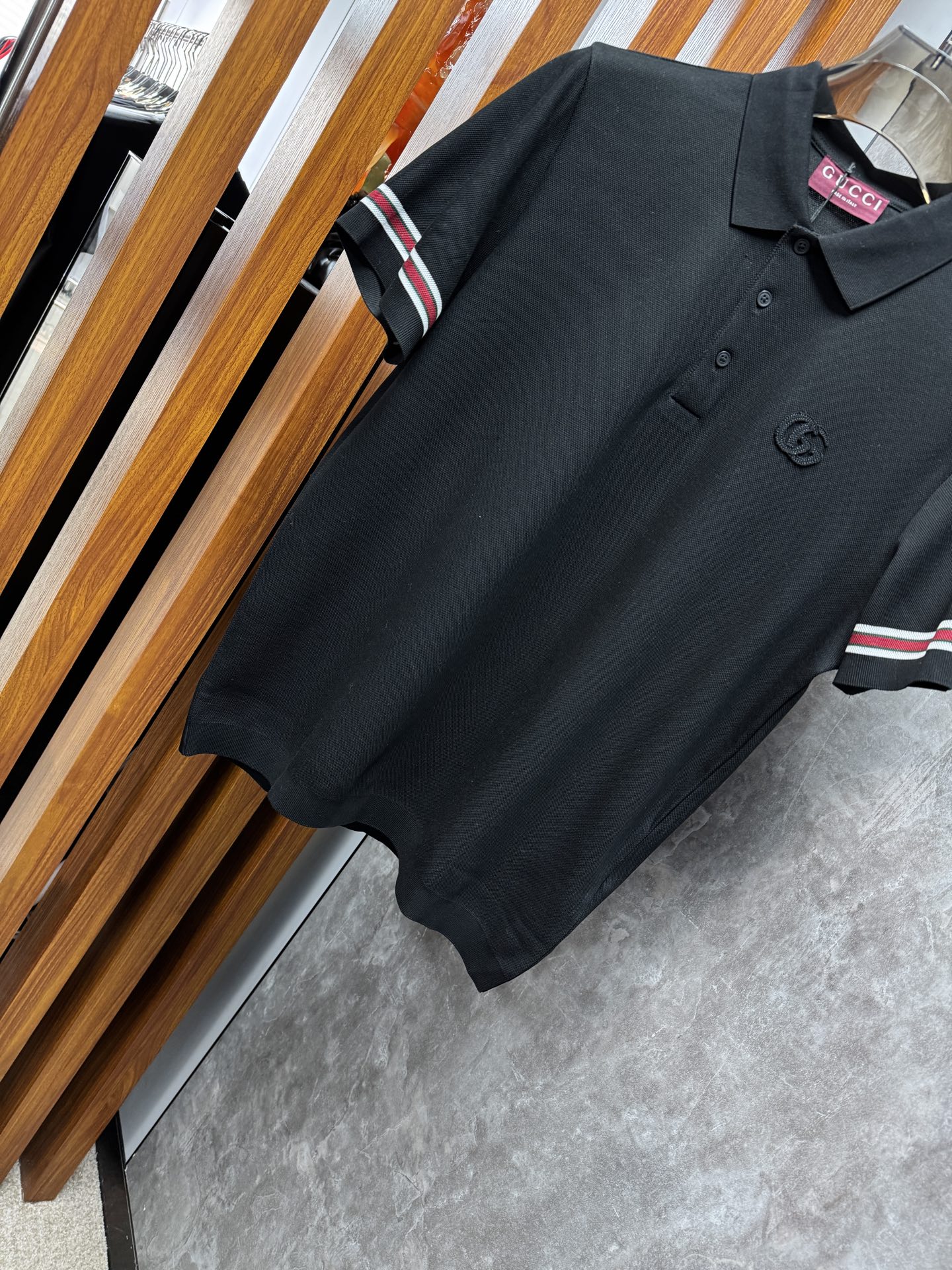 上新 26ss G家起脚色织Polo 手感舒适 原版定制 高端大气 黑 卡其 军绿 码数48-56