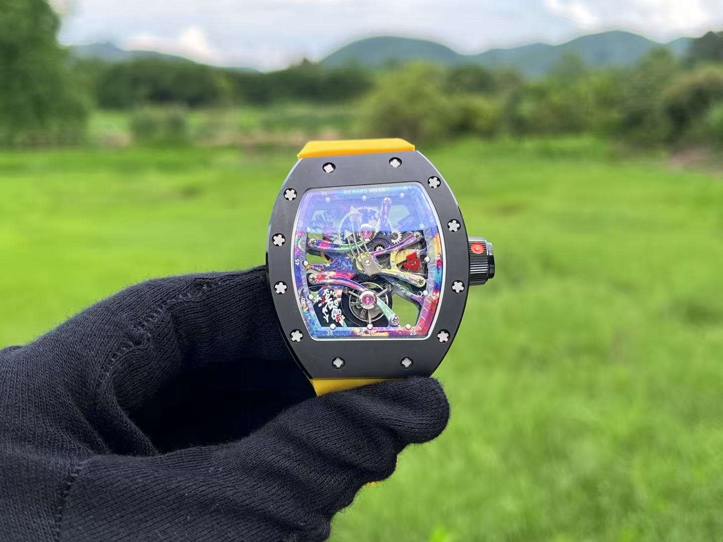 NO:336368,New graffiti all-in-one machine, Richard Miller (RM68-01), I am from the Graffiti Master, this watch is from the innovative work of 