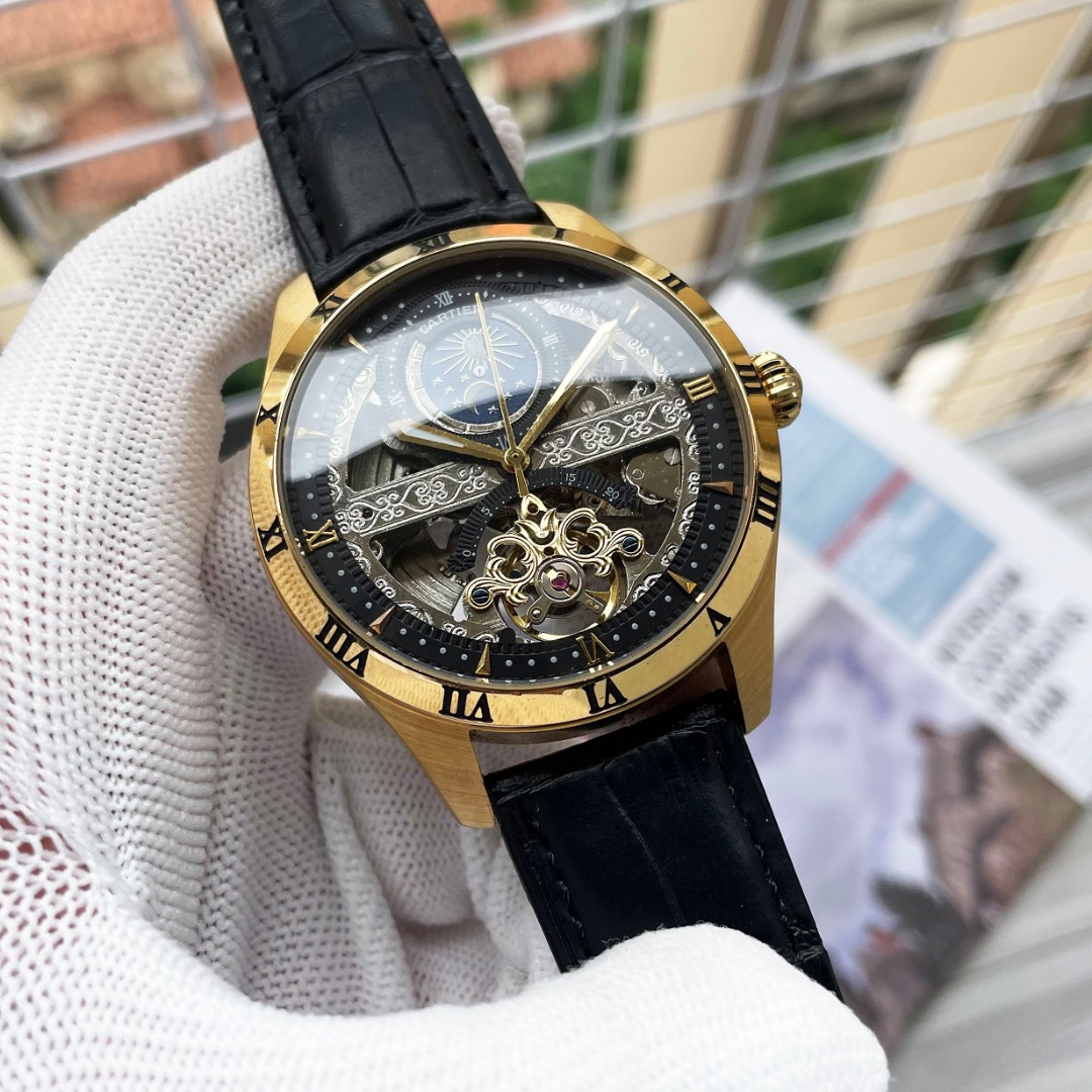 NO:850157,Uni-President 50 complex timepiece, luxurious and elegant, classic new product, shocking launch [latest] Cartier big flywheel design [type] boutique men's watch [strap] genuine cowhide strap [movement] high-end fully automatic mechanical movement [mirror] mineral-strengthened glass (higher definition) elegant taste vast atmosphere unique ingenuity treasure for the wrist size 42mm diameter 12.5mm thick hot sale on the market!  Welcome to reprint!  ,,cartier,cowhide19860909统一50 复杂时计 奢华大气 经典新品 震撼上市【最新】卡地亚大飞轮设计【类型】精品男士腕表【表带】真牛皮表带【机芯】高端全自动机械机芯【镜面】矿物质强化玻璃（更高清） 品味高雅 浩瀚大气 匠心独运 腕间瑰宝 尺寸直径42mm厚12.5mm热卖上市！欢迎转载！,,cartier,cowhide,Watch