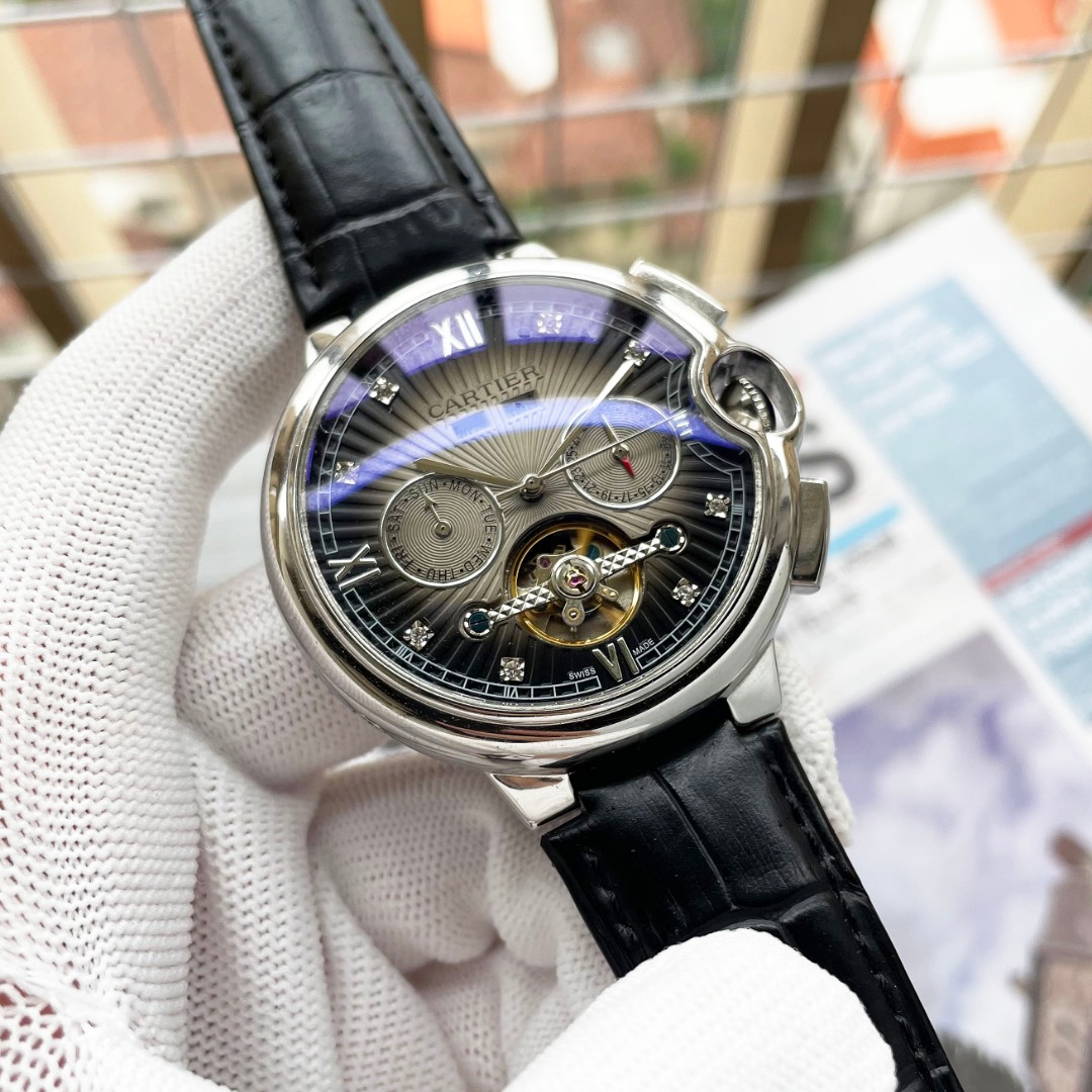 NO:850165,White shell, gold shell, perpetual calendar, complex timepiece, luxurious atmosphere, classic new product, shocking launch [Latest] Cartier multi-functional boutique, large flywheel design [Type] boutique men's watch [strap] genuine cowhide strap [movement] high-end fully automatic mechanical movement [mirror] mineral strengthened glass (higher definition) elegant taste, vast atmosphere, ingenuity, wrist treasure, size diameter 42mm, thickness 12.mm, hot sale!  Welcome to reprint!  ,,cartier,cowhide19860909白壳、金壳 万年历 复杂时计 奢华大气 经典新品 震撼上市【最新】卡地亚 多功能精品 大飞轮设计【类型】精品男士腕表【表带】真牛皮表带【机芯】高端全自动机械机芯【镜面】矿物质强化玻璃（更高清） 品味高雅 浩瀚大气 匠心独运 腕间瑰宝 尺寸直径42mm厚12.mm热卖上市！欢迎转载！,,cartier,cowhide,Watch