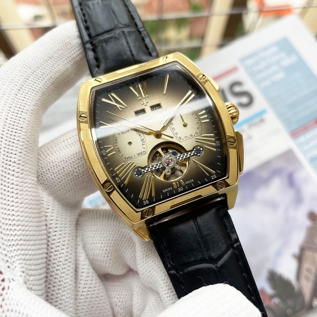NO:850181,White shell, gold shell, perpetual calendar, complex timepiece, luxurious atmosphere, classic new product, shocking launch [Latest] Vacheron Constantin, multi-functional boutique, large flywheel design [Type] Square shell boutique men's watch [Strap] Genuine cowhide strap [Movement] High-end fully automatic mechanical movement [Mirror] Mineral strengthened glass (higher definition) Elegant taste, Vast atmosphere, Ingenuity, Wrist treasure, Size, diameter 42mm, thickness 12.mm, hot sale!  Welcome to reprint!  ,,vacheron,cowhide19860909白壳、金壳 万年历 复杂时计 奢华大气 经典新品 震撼上市【最新】江诗丹顿 多功能精品 大飞轮设计【类型】方壳精品男士腕表【表带】真牛皮表带【机芯】高端全自动机械机芯【镜面】矿物质强化玻璃（更高清） 品味高雅 浩瀚大气 匠心独运 腕间瑰宝 尺寸直径42mm厚12.mm热卖上市！欢迎转载！,,vacheron,cowhide,Watch