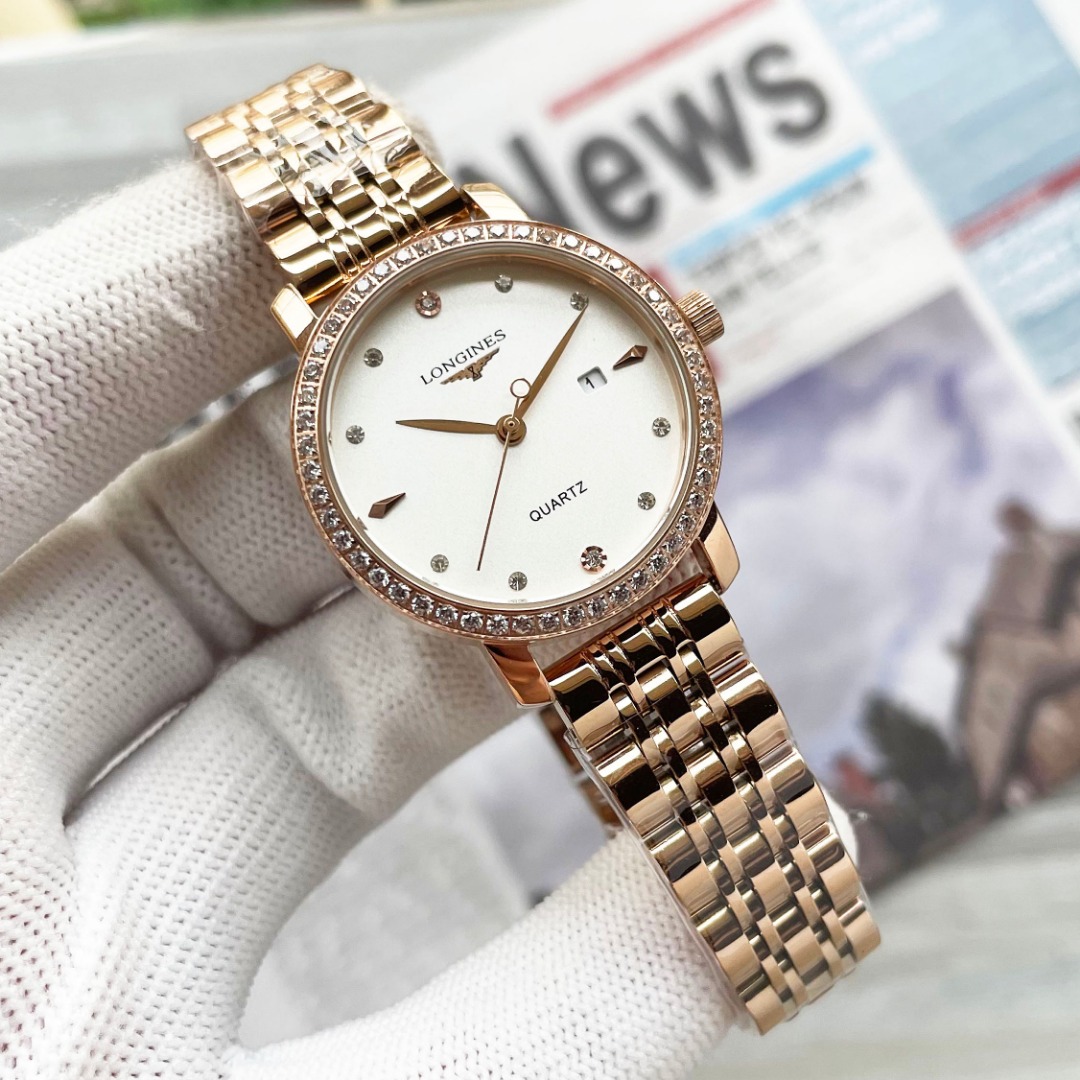 NO:879105,Platinum Ceramic 20 Latest Longines Women's Watch Original Imported Quartz Movement Tempered Glass 316L Stainless Steel Case Diameter Women's 30mm Thickness 8mm If the sun stops its dazzling light today, then your smile will light up my whole world. Real shot, consistent quality, longines19860909白金陶瓷20 最新浪琴 女表原装进口石英机芯钢化玻璃 316L精钢表壳 直径女30mm 厚8mm如果今天的阳光停止了它耀眼的光芒.那么你的一个微笑,将照亮我的整个世界 实物拍摄 品质如一,,longines,Watch