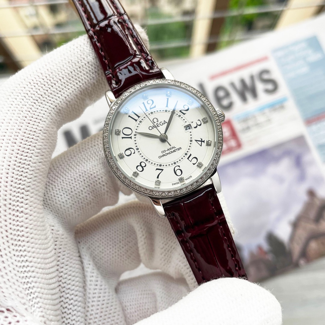 NO:879088,Platinum Steel Band Diamond Ring Omega-OMEGA Women's Watch Imported Quartz Movement 316L Stainless Steel Case Diameter 34mm Thickness 8mm This watch is very popular among women and can be matched with clothes in all seasons to show its elegance [Rose] reflects their unique personality and charming elegance on different occasions, omega19860909白金钢带 钻圈 欧米茄-OMEGA  女士腕表进口石英机芯 316L精钢表壳 直径34mm厚8mm该款腕表备受女性喜爱,四季衣服搭配,尽显优雅[玫瑰]在不同的场合映耀着她们各自的独特个性与迷人风华,,omega,Watch