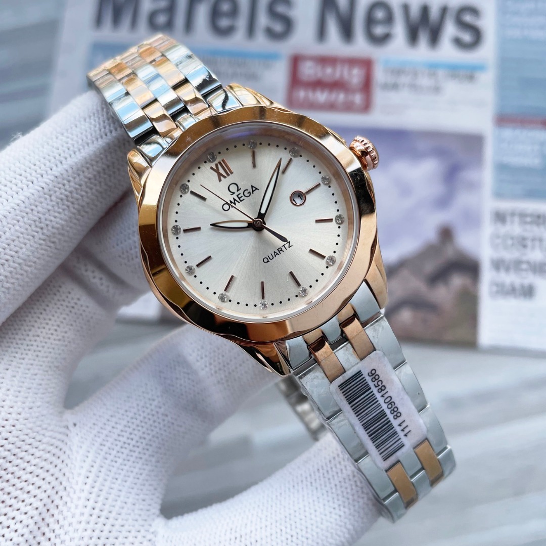 NO:923917,Platinum Steel Band Diamond Ring Omega-OMEGA Women's Watch Imported Quartz Movement 316L Stainless Steel Case Diameter 34mm Thickness 8mm This watch is very popular among women and can be matched with clothes in all seasons to show its elegance [Rose] reflects their unique personality and charming elegance on different occasions, omega19860909白金钢带 钻圈 欧米茄-OMEGA  女士腕表进口石英机芯 316L精钢表壳 直径34mm厚8mm该款腕表备受女性喜爱,四季衣服搭配,尽显优雅[玫瑰]在不同的场合映耀着她们各自的独特个性与迷人风华,,omega,Watch
