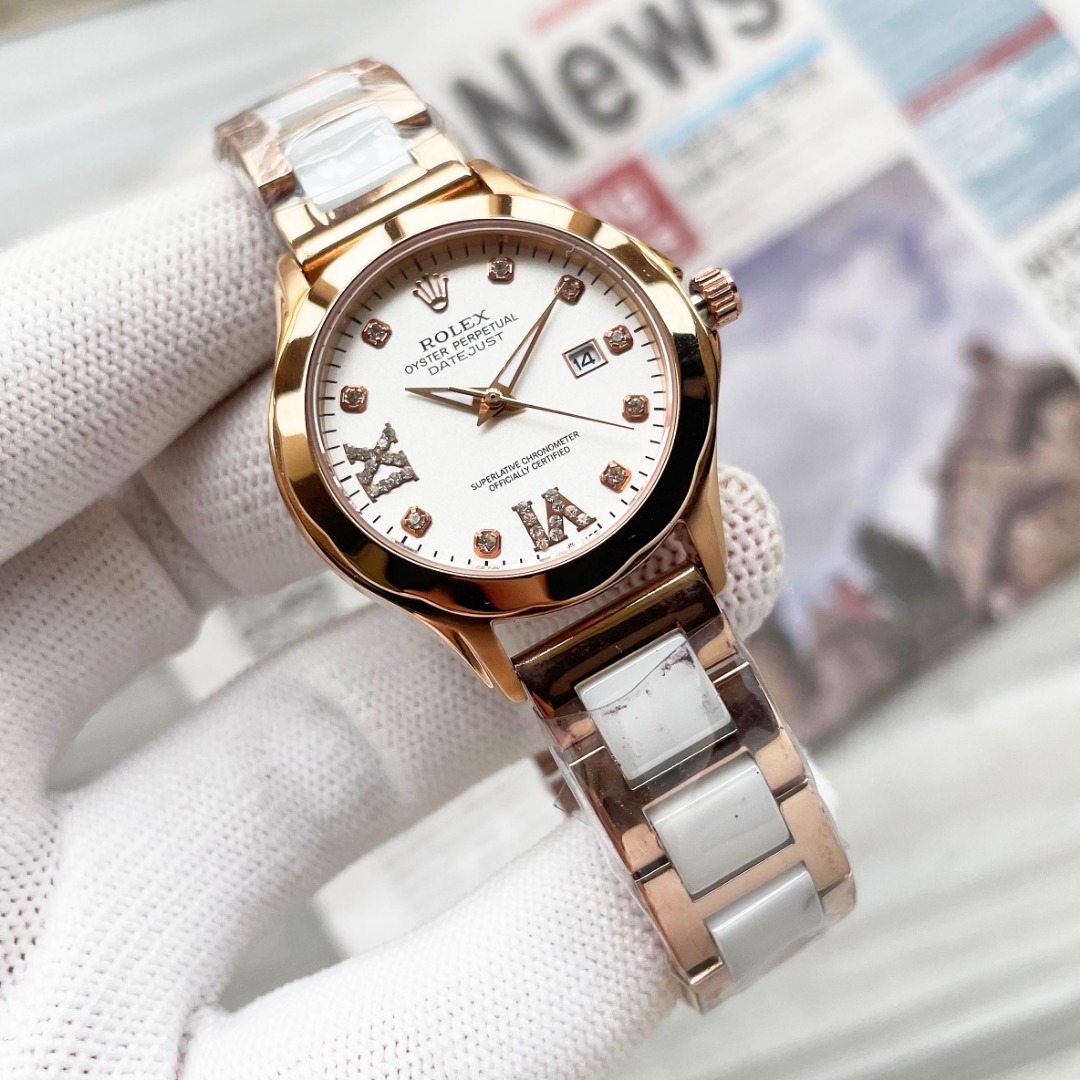 NO:943098,White shell, gold shell, steel band 20 ceramic 20 Rolex couple watch original imported quartz movement mineral glass mirror 316L stainless steel case diameter male 40mm female 30mm thick 8mm If the sun stops its dazzling light today, then your smile will light up my whole world, rolex19860909白壳、金壳、钢带20陶瓷20 劳力士 情侣腕表原装进口石英机芯 矿物质玻璃镜面 316L精钢表壳直径男40mm女30mm 厚8mm如果今天的阳光停止了它耀眼的光芒.那么你的一个微笑,将照亮我的整个世界,,rolex,Watch