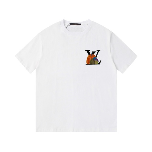 Louis Vuitton 2025 Spring/Summer Unisex Short Sleeve T-Shirt, White, S-XL 1 Louis Vuitton 2025 Spring/Summer Unisex Short Sleeve T-Shirt, White, S-XL