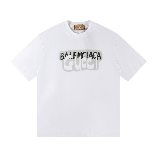 Gucci x Balenciaga Collaboration T-Shirt - Limited Edition Cotton Tee 1 Gucci x Balenciaga Collaboration T-Shirt - Limited Edition Cotton Tee